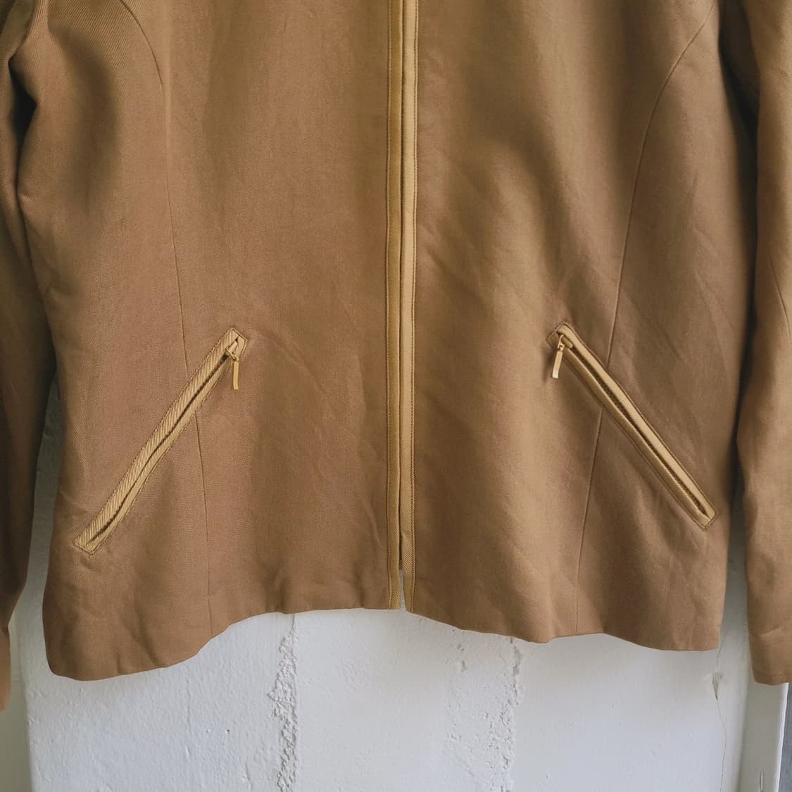 Healthy 실크 혼방 집업 자켓 상품이미지4