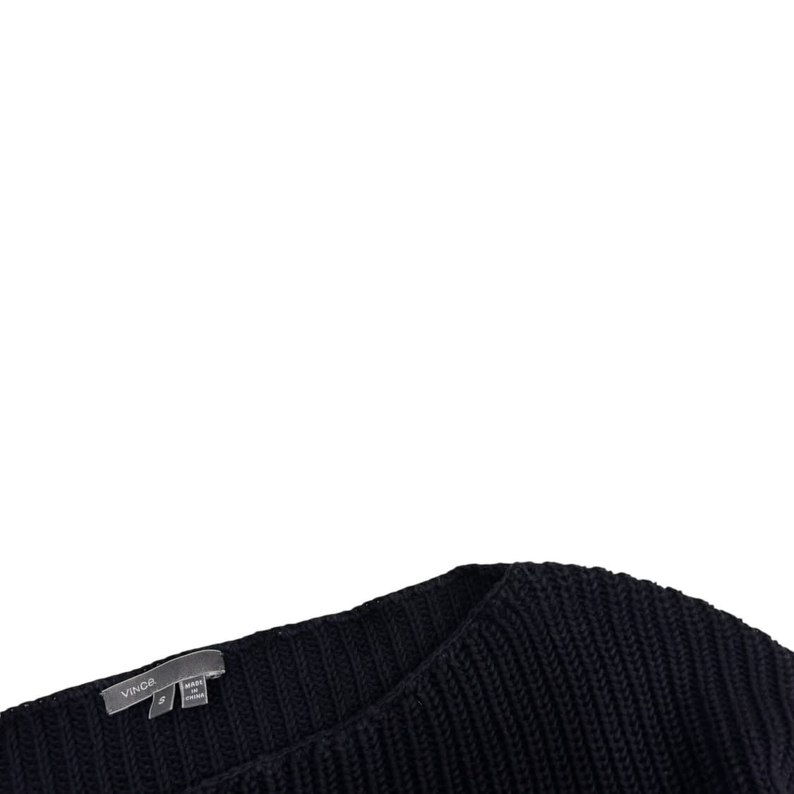 빈스 네이비 골지 니트 상품이미지3
