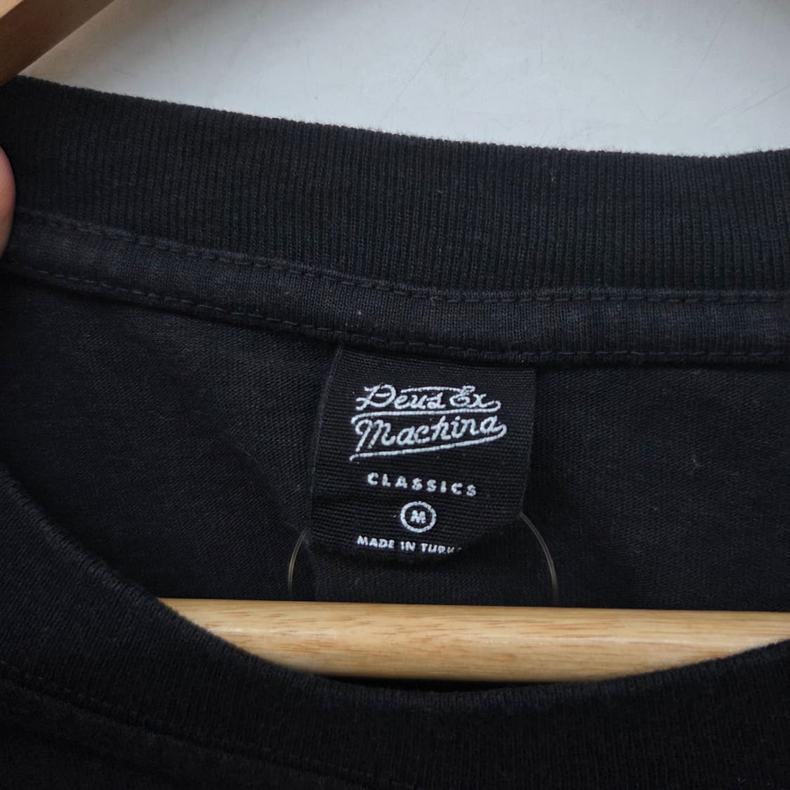 데우스 엑스 마키나 블랙 반팔 티셔츠 스컬 프린팅 남m 상품이미지3