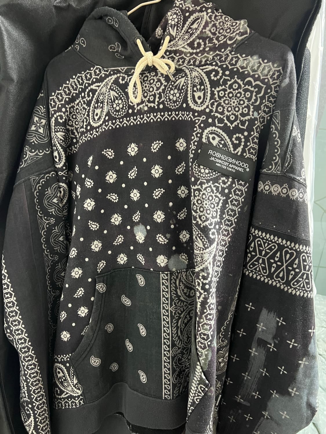 네이버후드 반다나 찹드 후디 상품이미지2