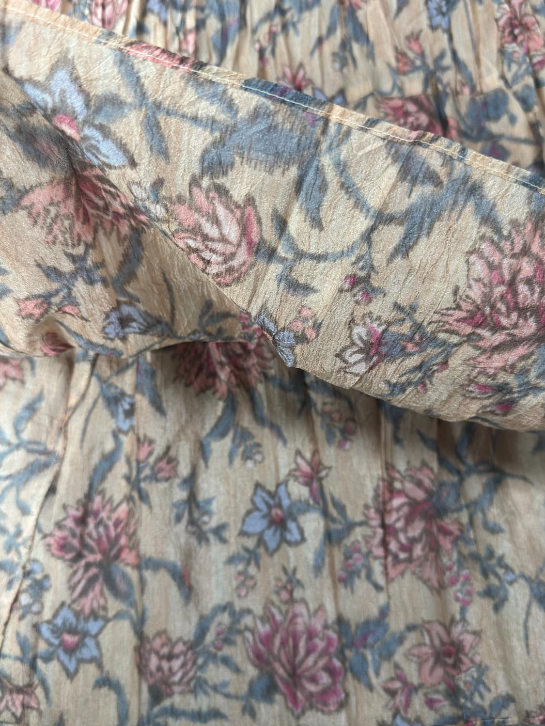 히로코 코시노 플라워프린트 시어 스커트 (레이어링 추천) 상품이미지2