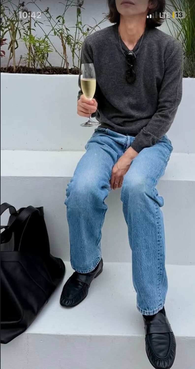 더로우 소프트레더 로퍼 42 새상품 상품이미지5