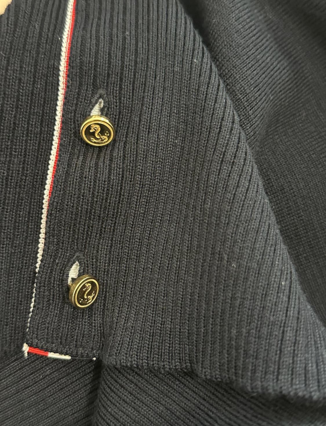 톰브라운 금장 밀리노스티치 니트 38 상품이미지3