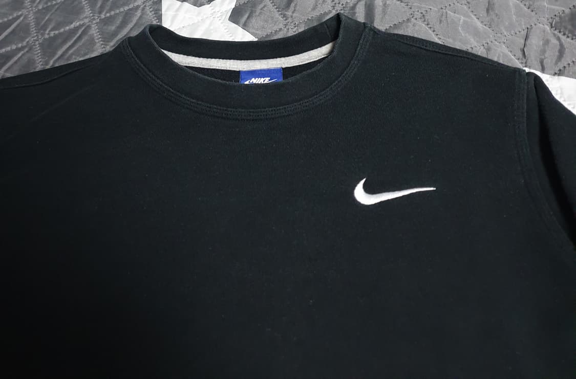 나이키 클럽 TF 라운드 맨투맨 블랙 (S) 상품이미지2