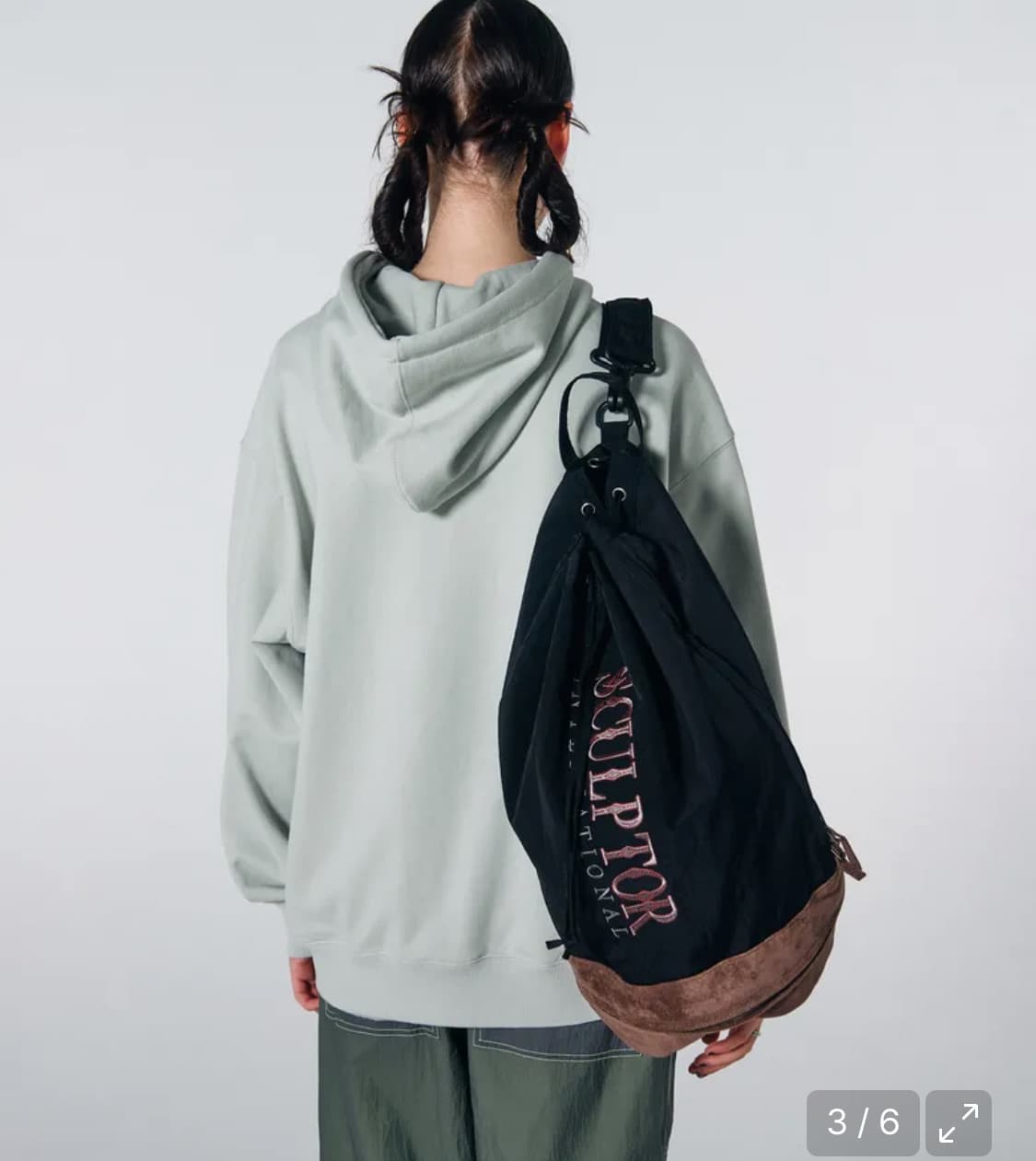 스컬프터 투웨이 메신저 백 블랙 상품이미지3