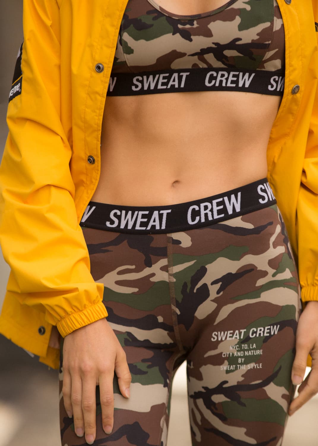 아드리안 호 Sweat Crew 카모 레깅스 상품이미지10