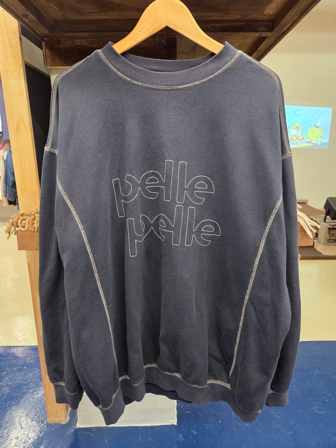 1990s Pelle Pelle 펠레펠레 힙합 맨투맨 상품이미지4