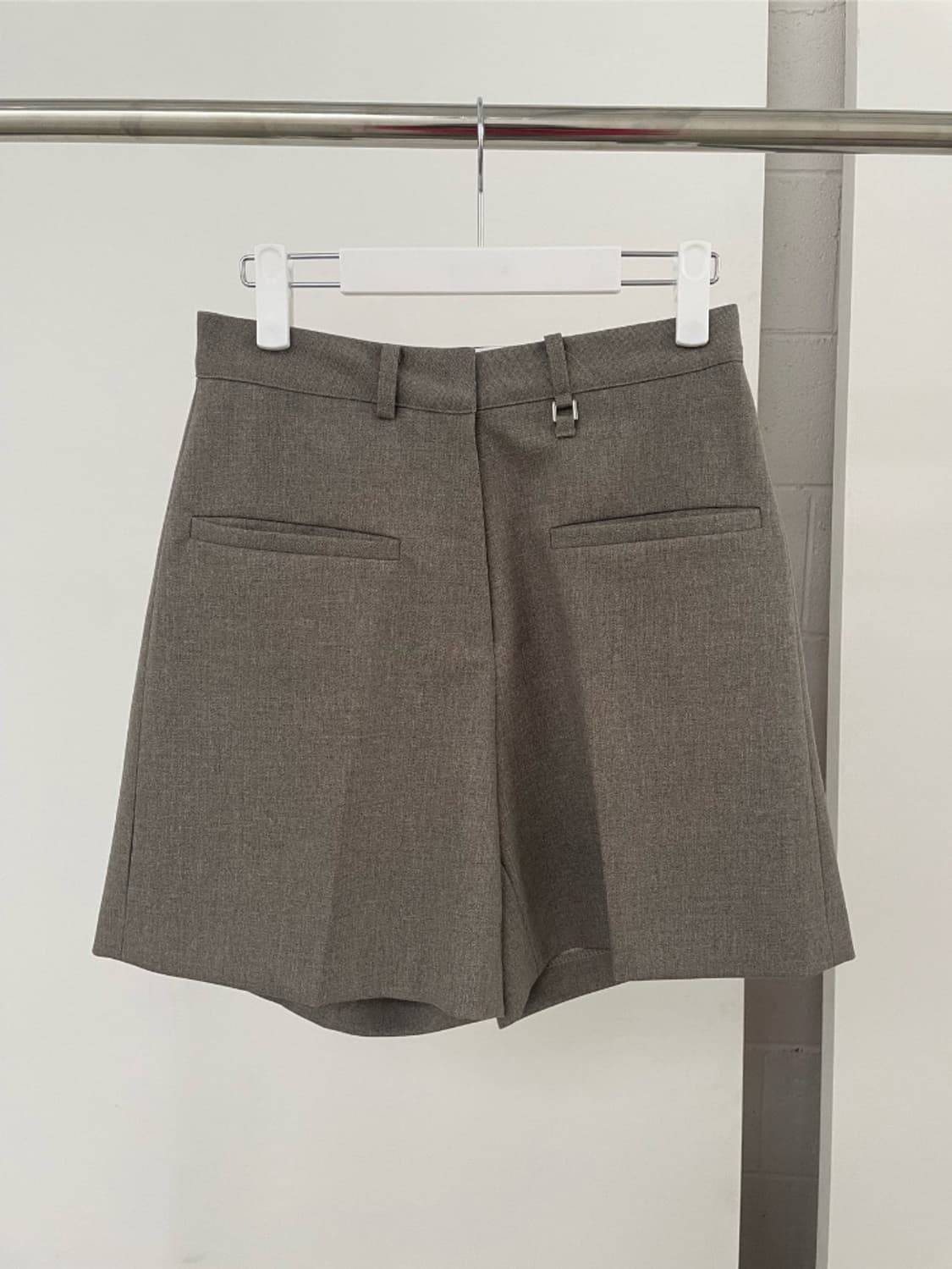 브리드 버뮤다팬츠 베이지/블랙 상품이미지7