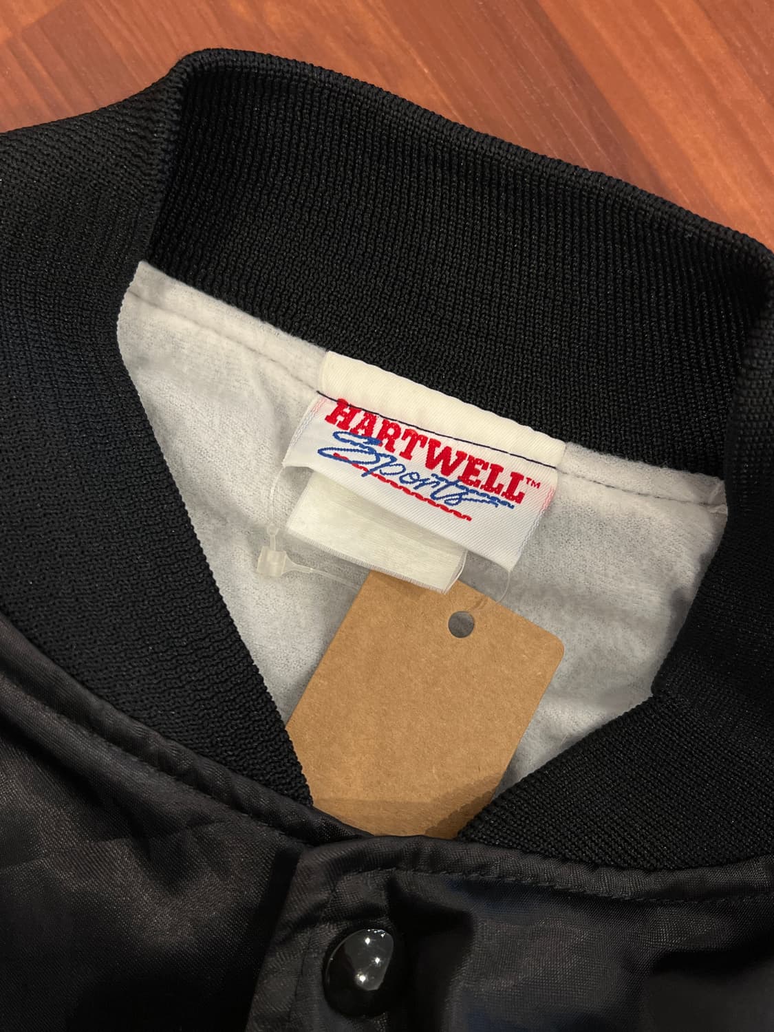 90s HartWell 하트웰 ASPE 스타디움 새틴 자켓 (USA) 상품이미지10