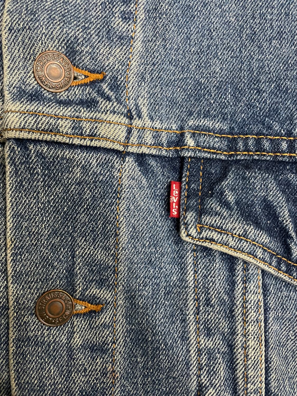 90s 리바이스 70507 트러커 데님 자켓 상품이미지6