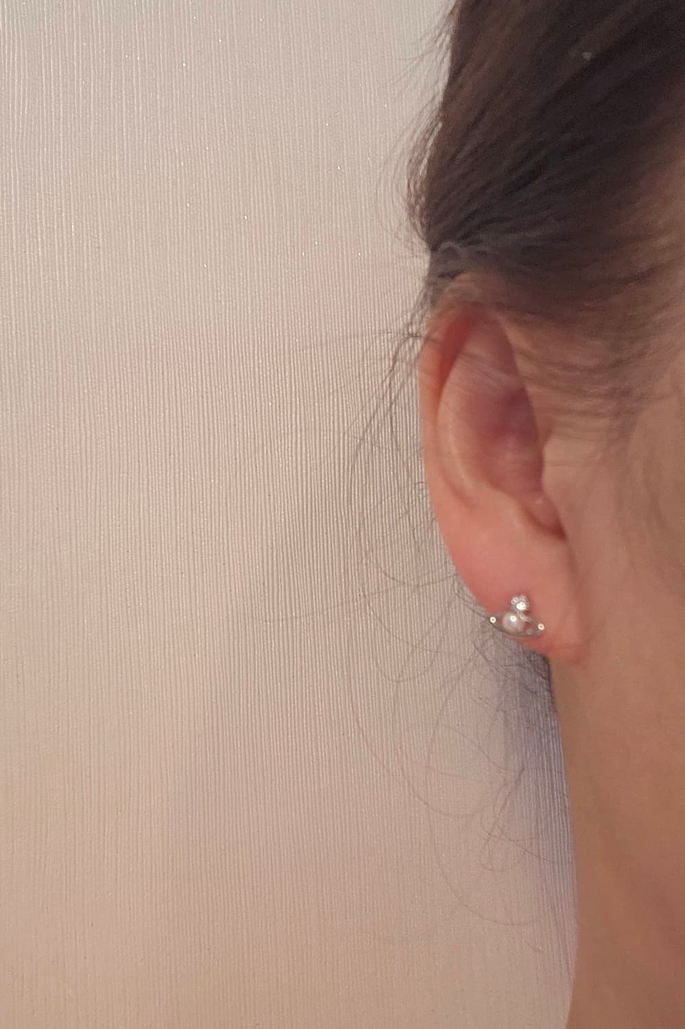 비비안웨스트우드 업사이클링 진주 미니 귀걸이 상품이미지5