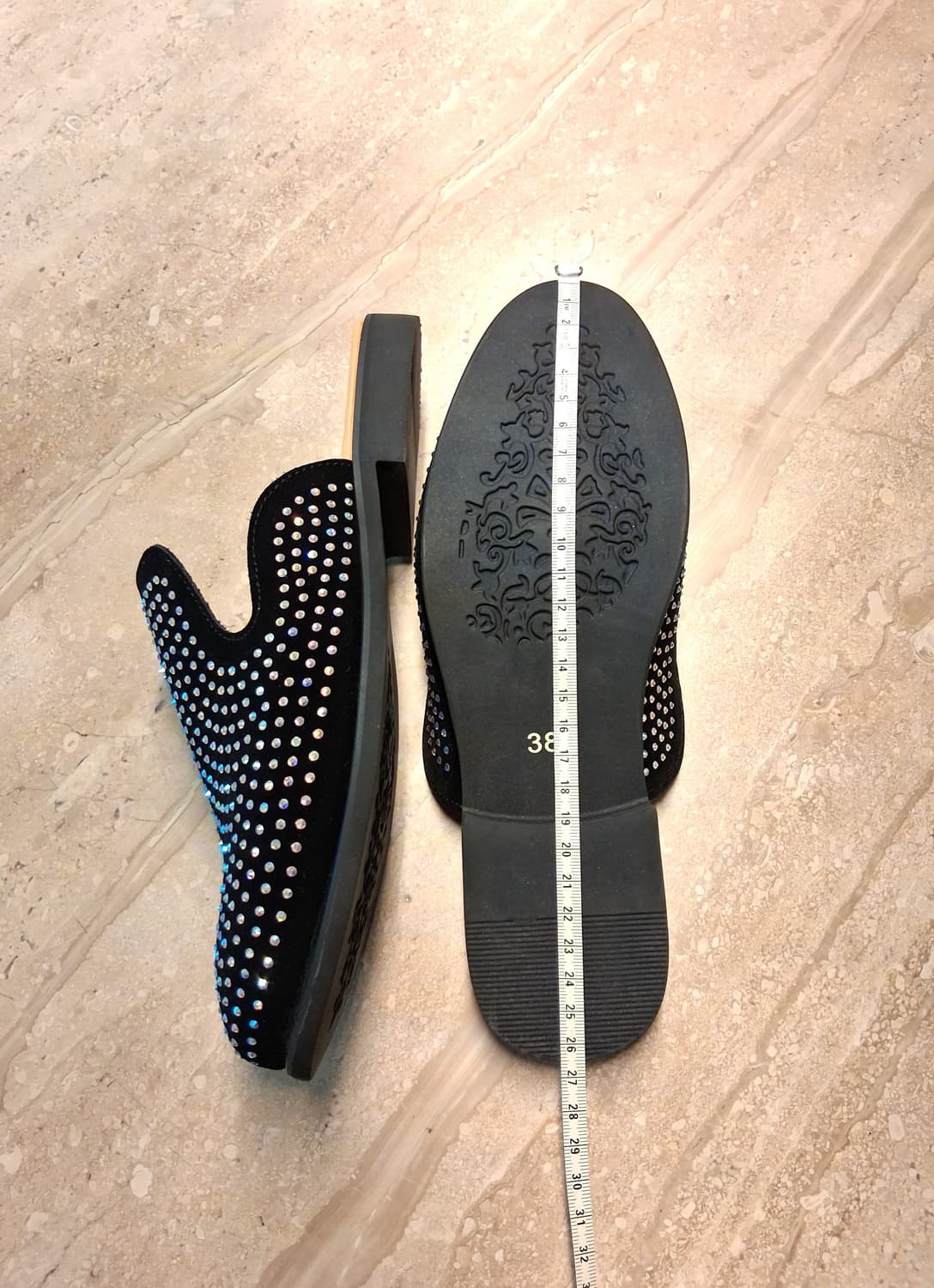 라인스톤 뮬 슬리퍼(새상품) 상품이미지9