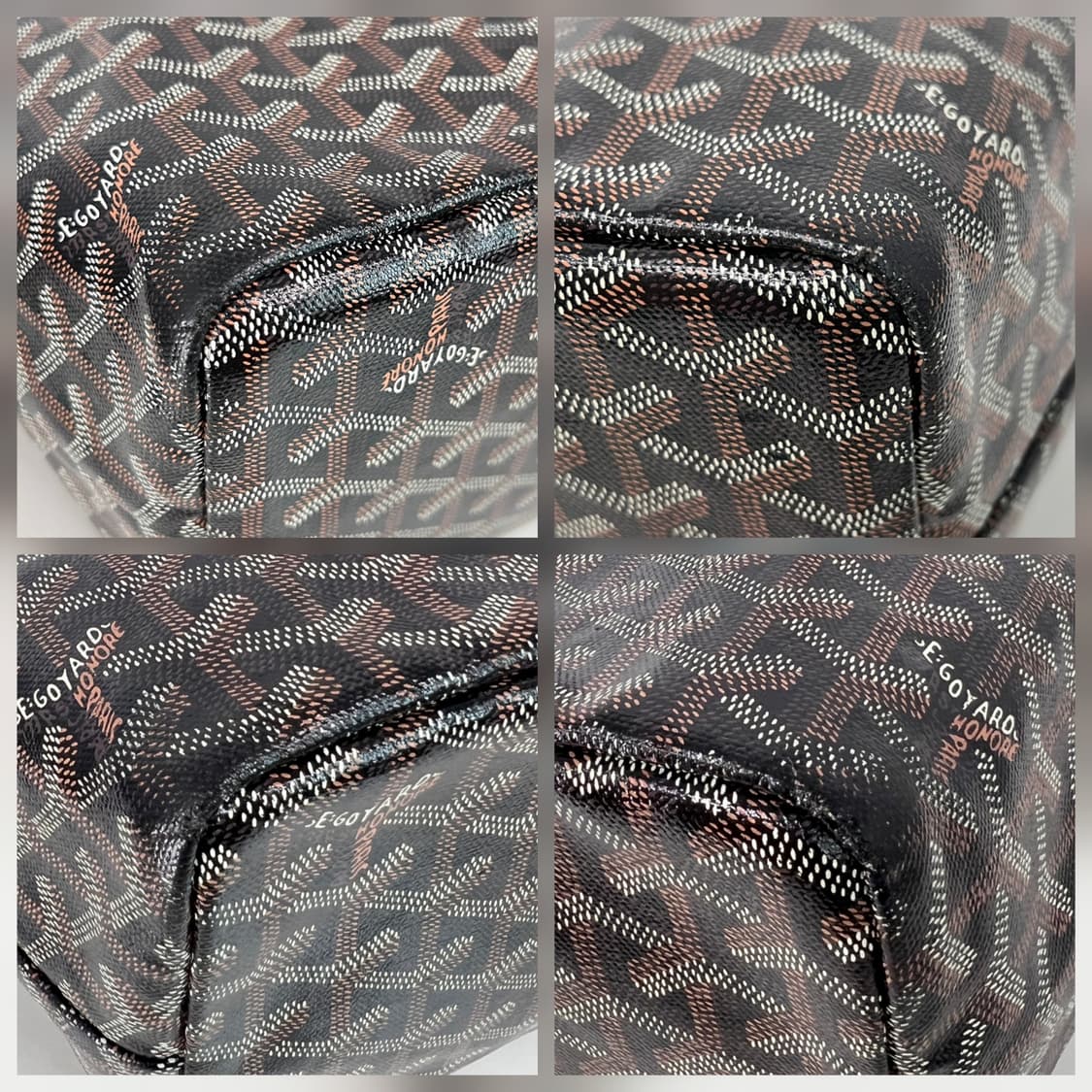 [감정완료] 고야드 생루이 쇼퍼백 블랙 PM 상품이미지10