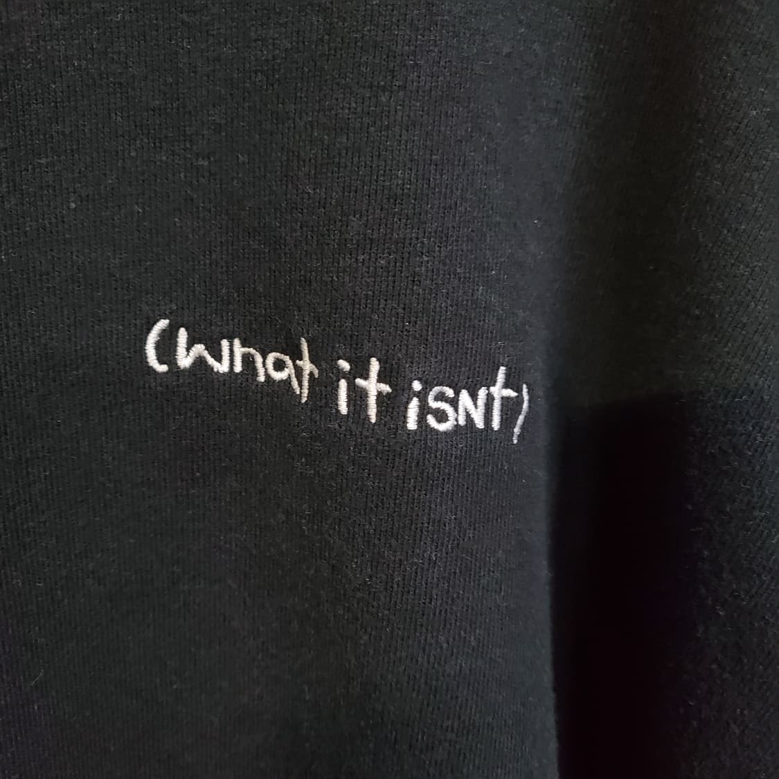 와릿이즌 블랙 맨투맨  상품이미지3