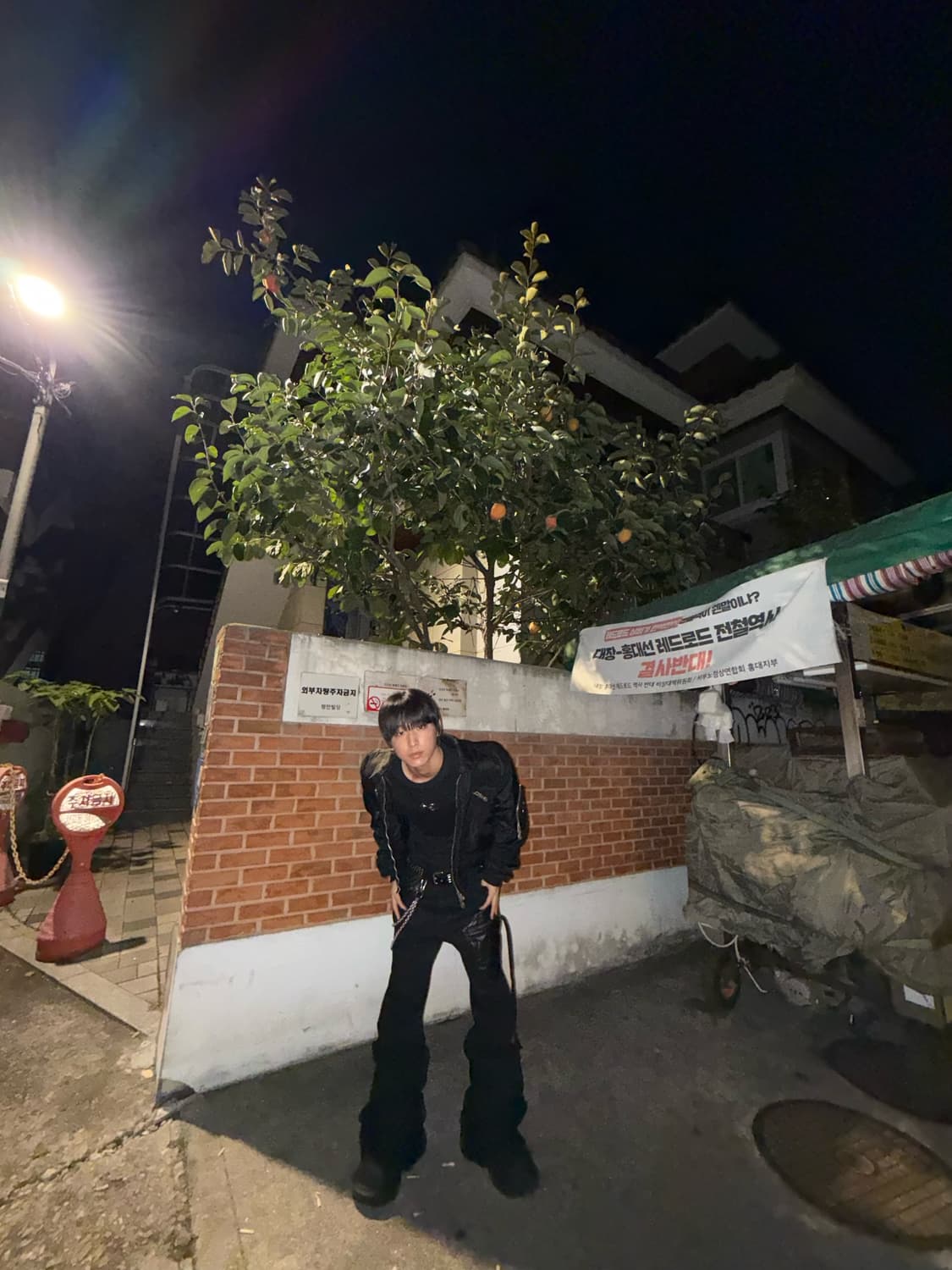 에모스탠스클럽 레더 패치 플레어진 V2 상품이미지3