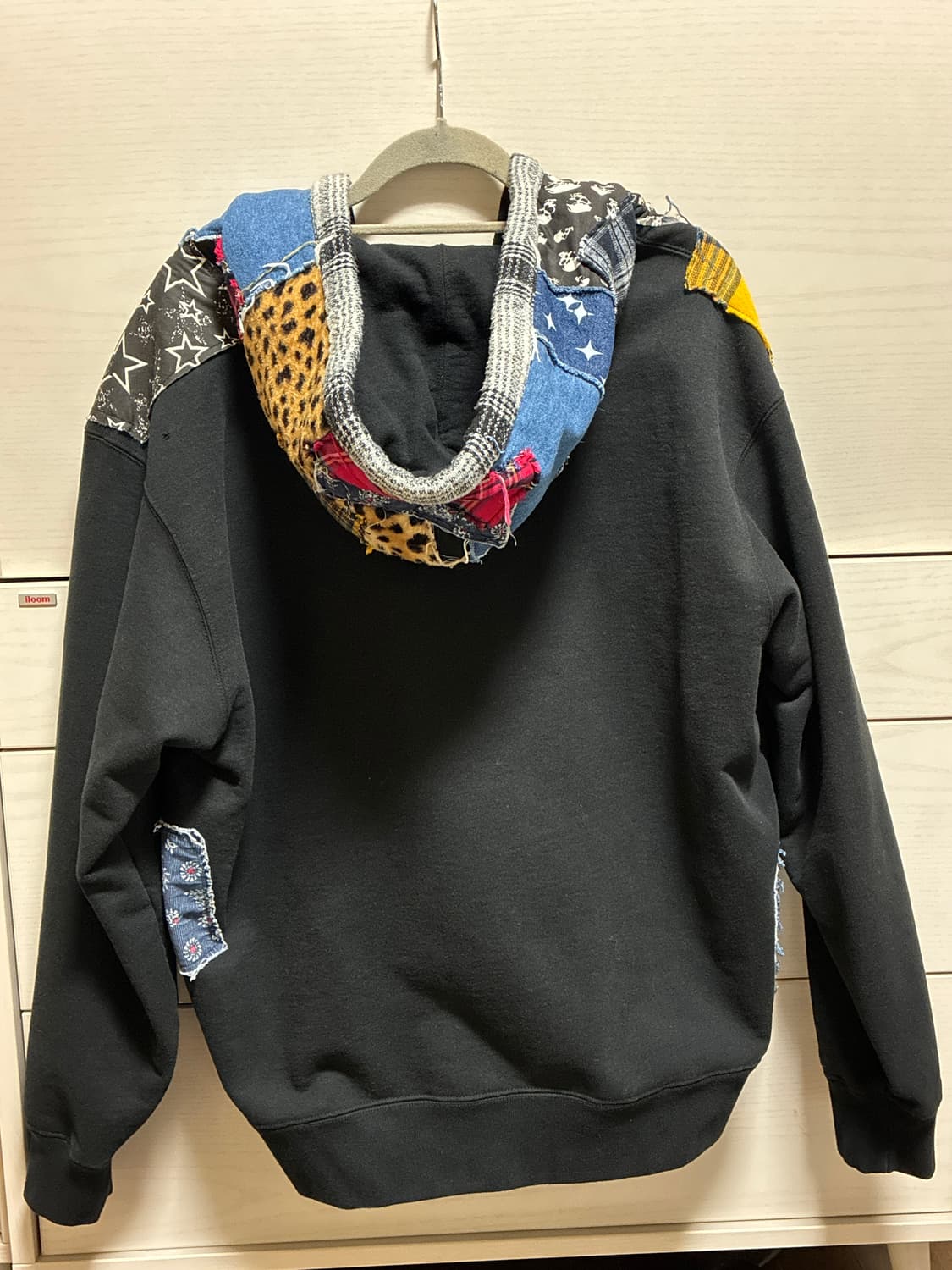 슈프림 패치워크 후드 집업(M) 상품이미지2