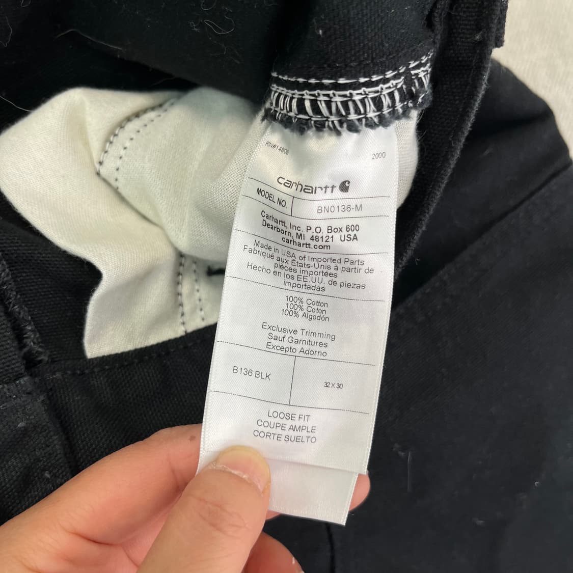 32 칼하트 더블니 카펜터 팬츠 상품이미지5