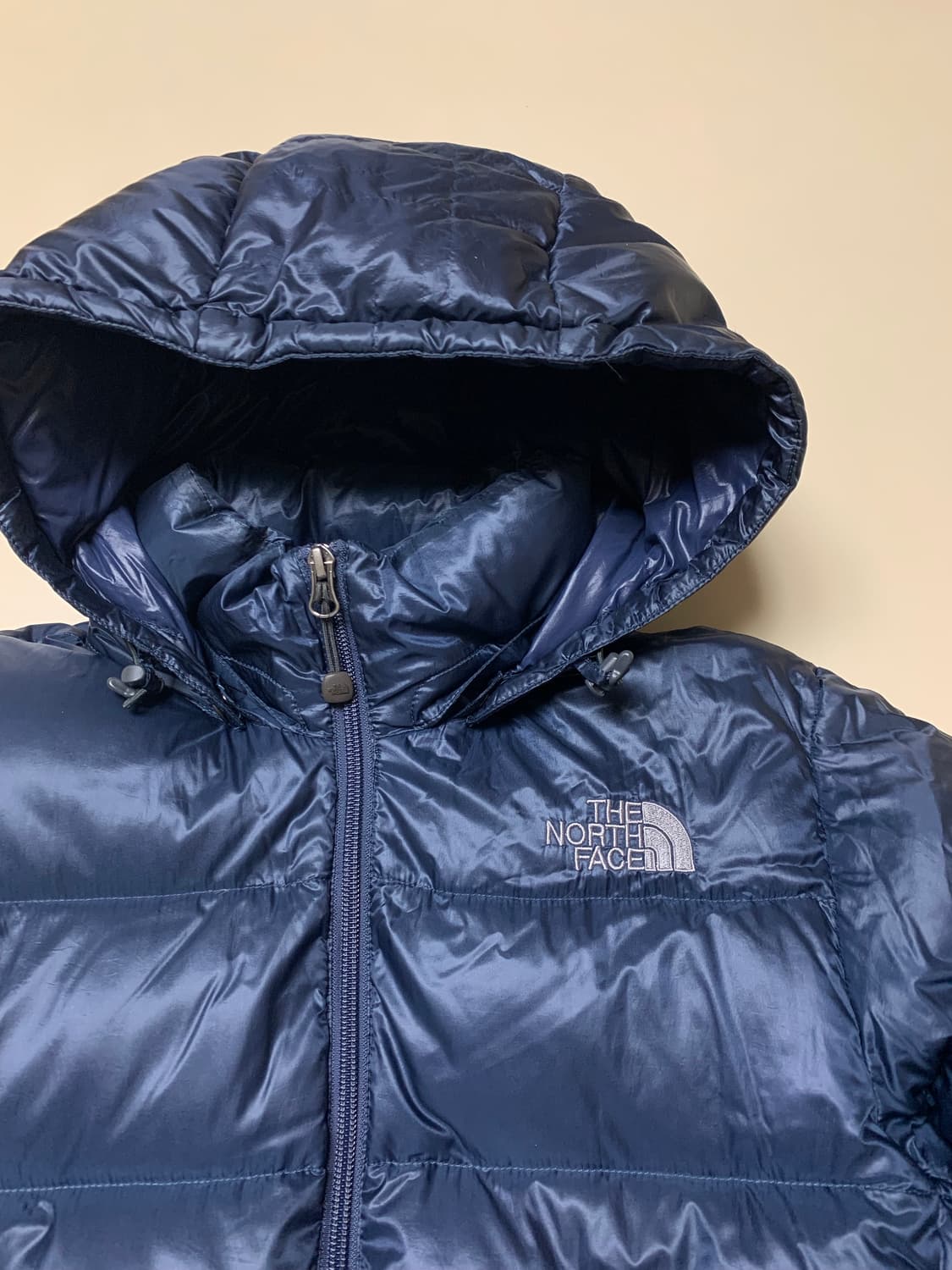 [90] 노스페이스 눕스 후드 패딩 700 네이비 상품이미지2