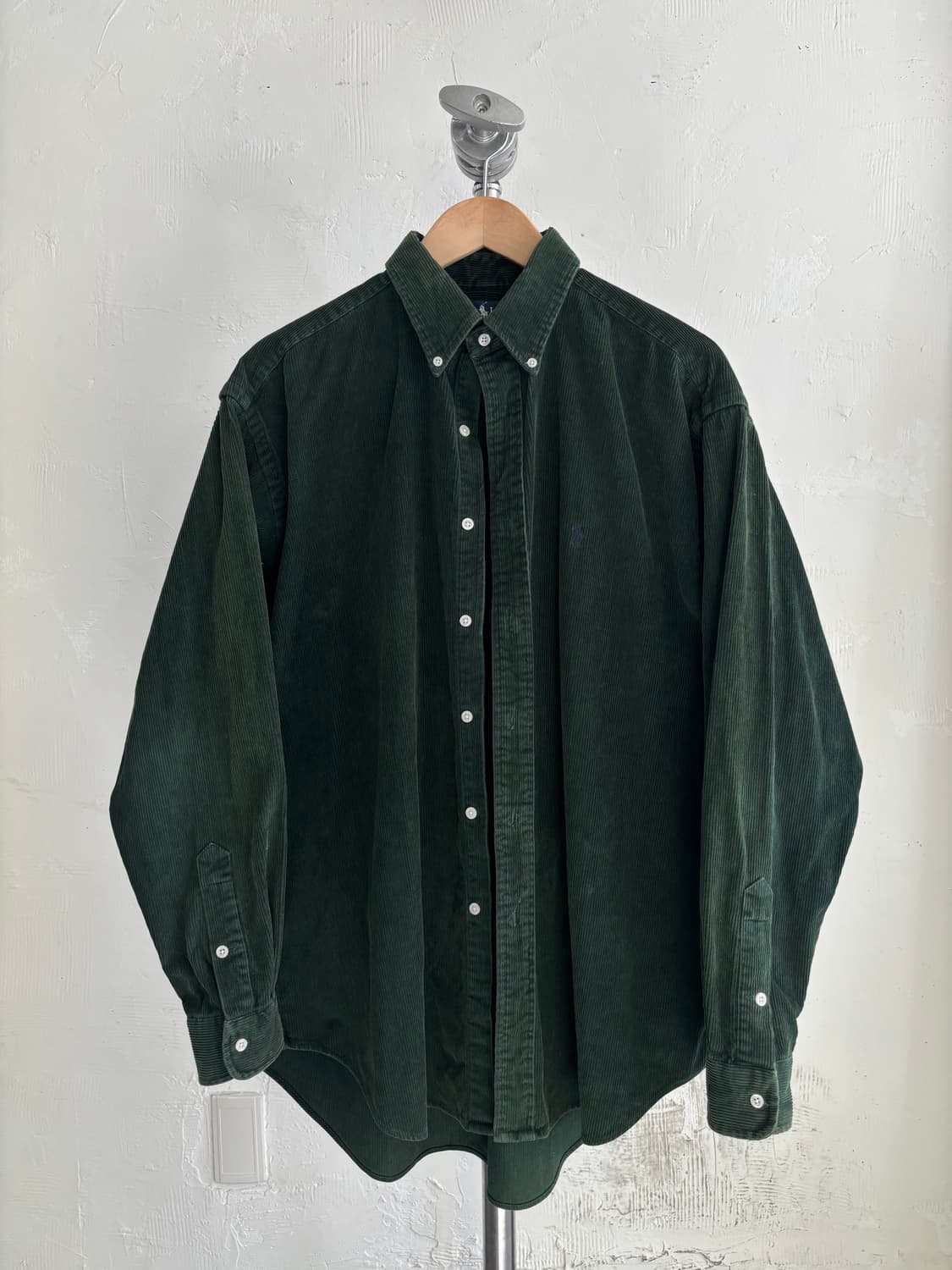 Polo 폴로 랄프로렌 다크그린 컬러 코듀로이 오버사이즈 블레이크 셔츠 상품이미지1
