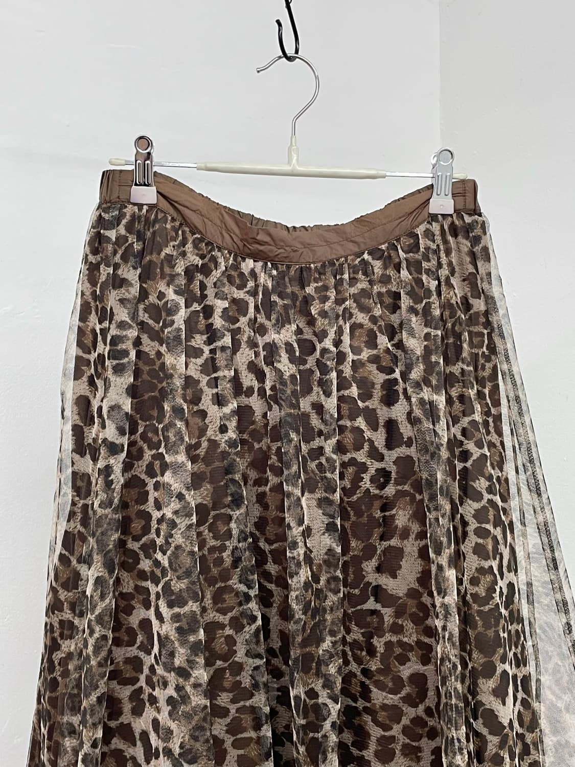 갸루 호피 샤 스커트 상품이미지6