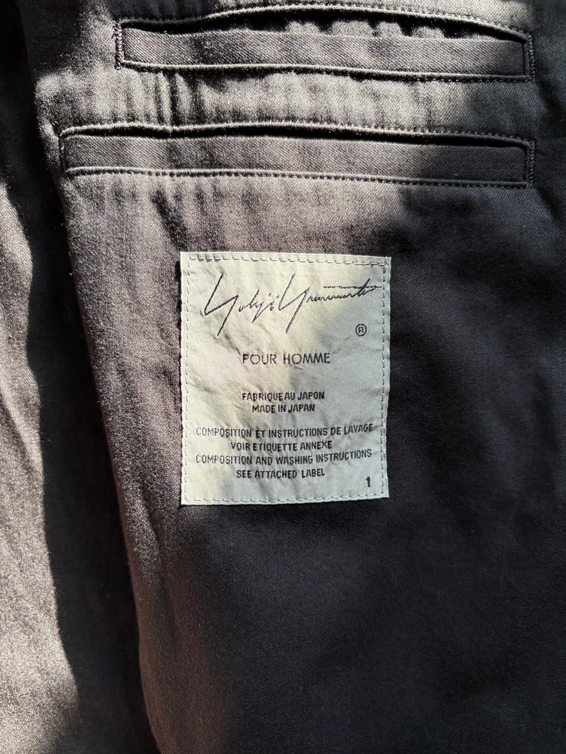 요지야마모토 pour homme 19ss 롱 코트 상품이미지8