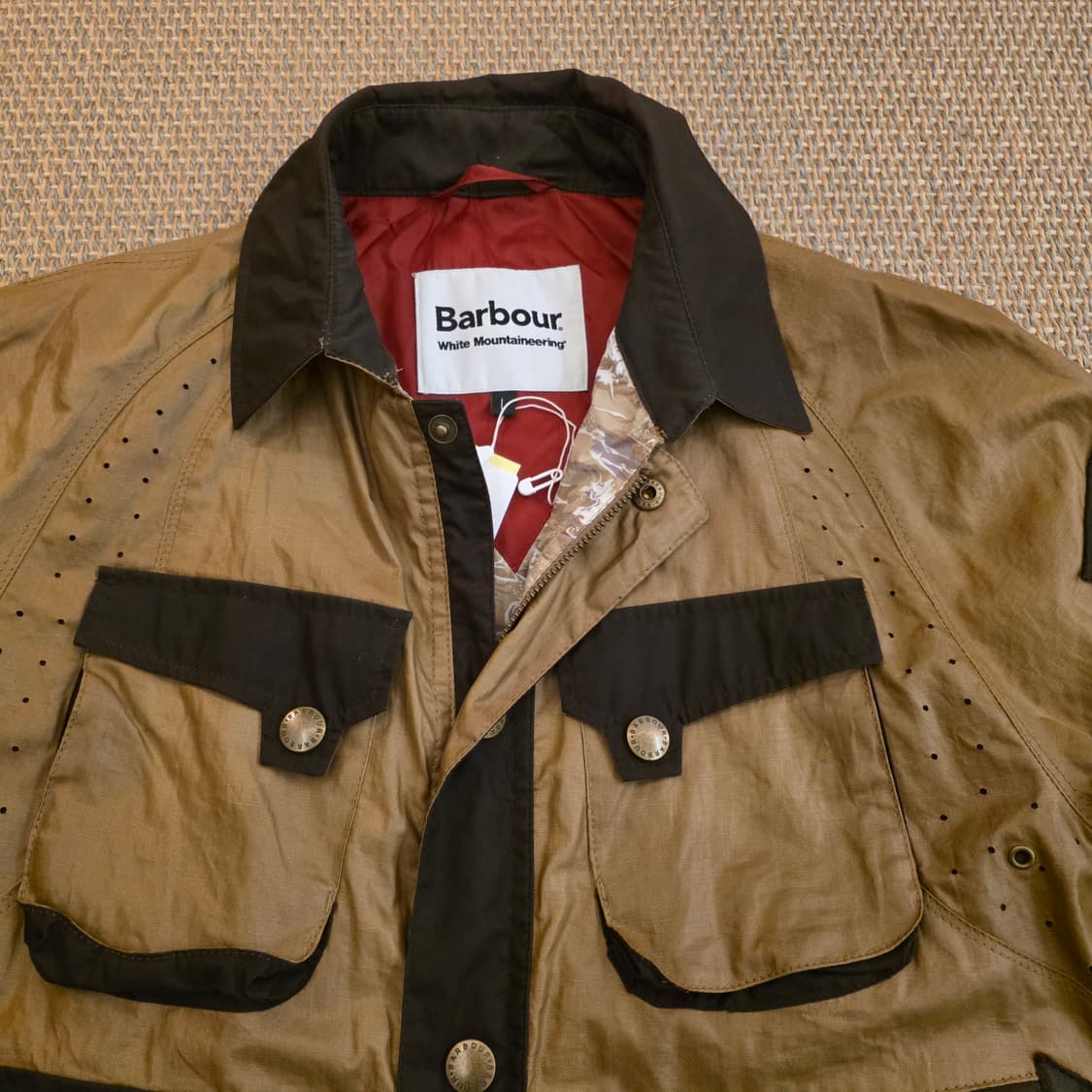 White Mountaineering x Barbour 바버 린넨 사파리 상품이미지2