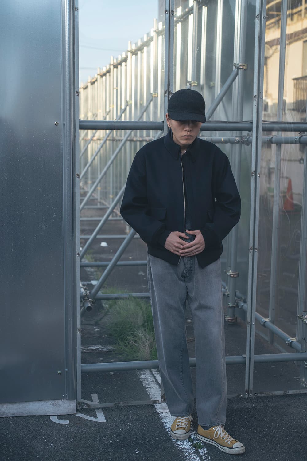 캡틴 선샤인 kaptain sunshine 캐시미어 플라이트 자켓 상품이미지2