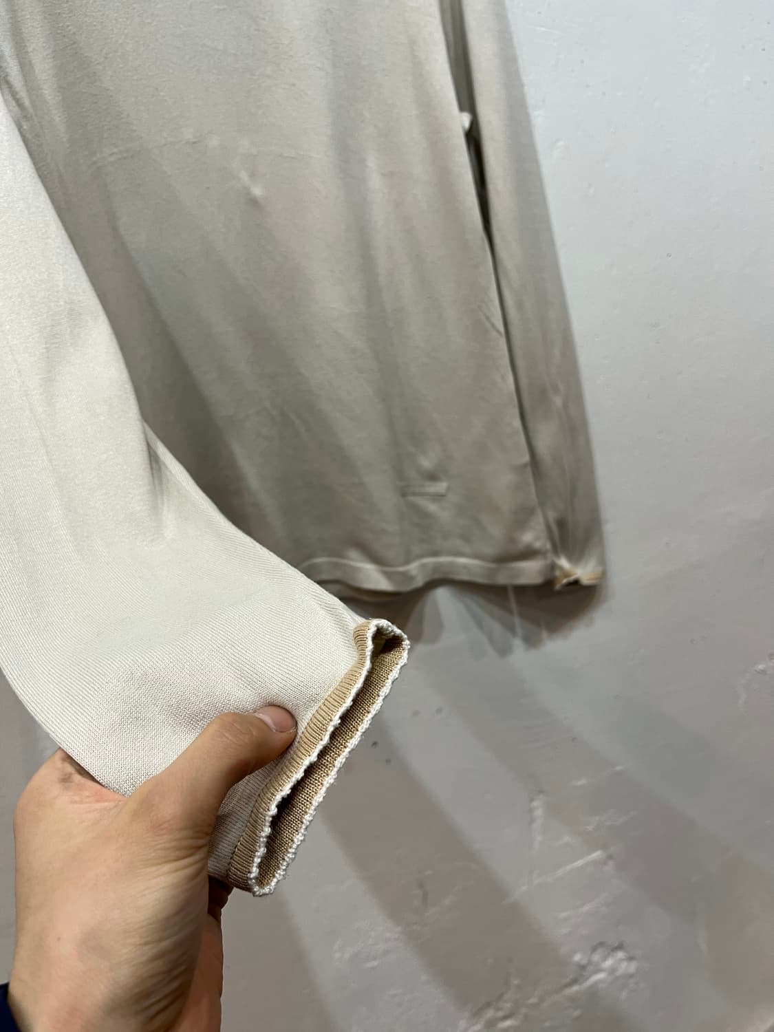 버버리 골프 니팅 PK 롱슬리브 Made in JAPAN (M) 상품이미지5