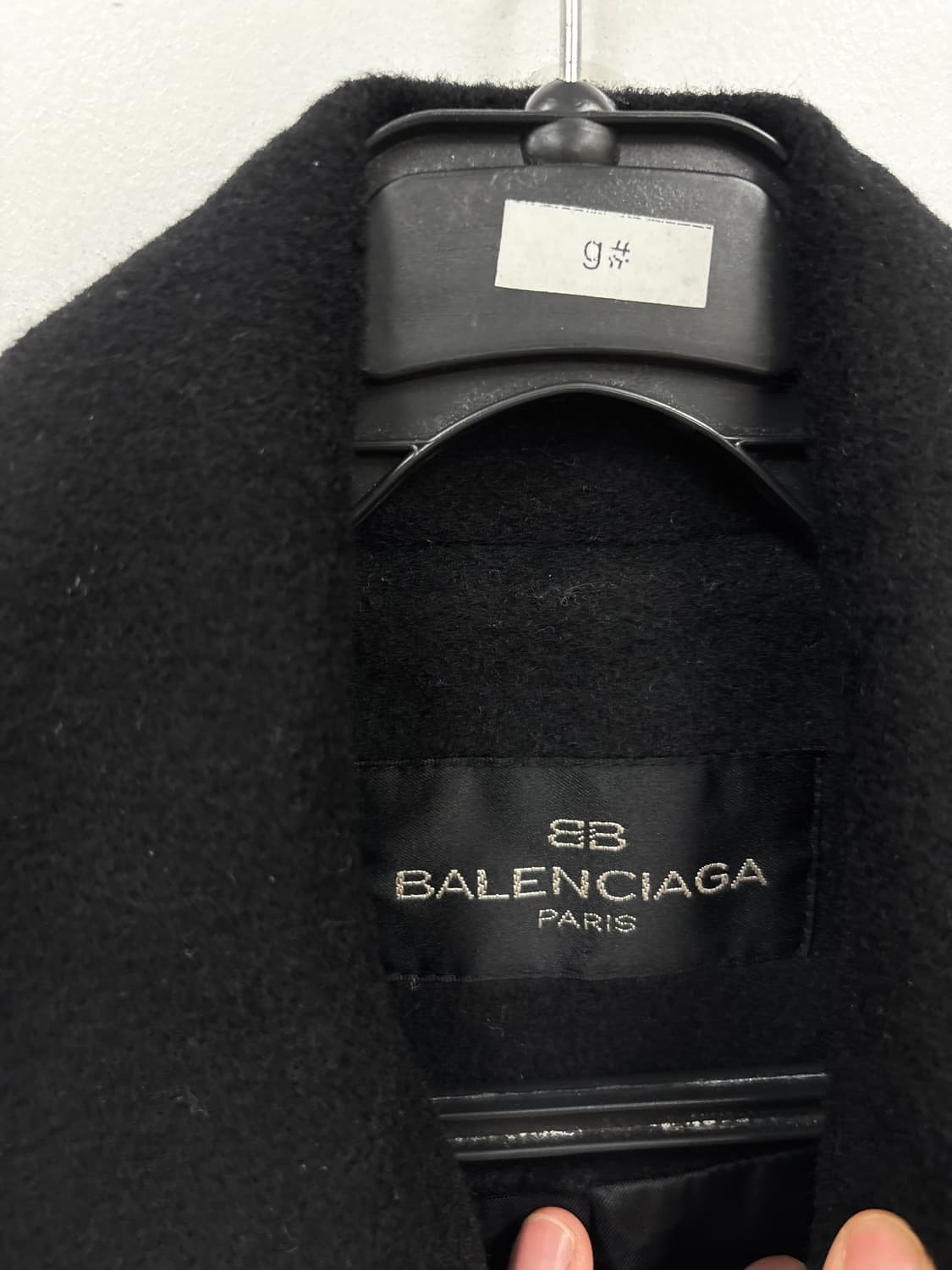 정품) 발렌시아가 울 코트 상품이미지5