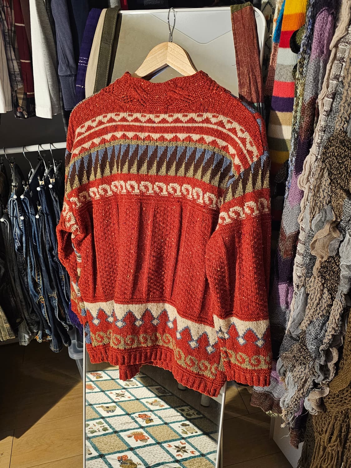 정원 속 동물농장 니트 상품이미지2