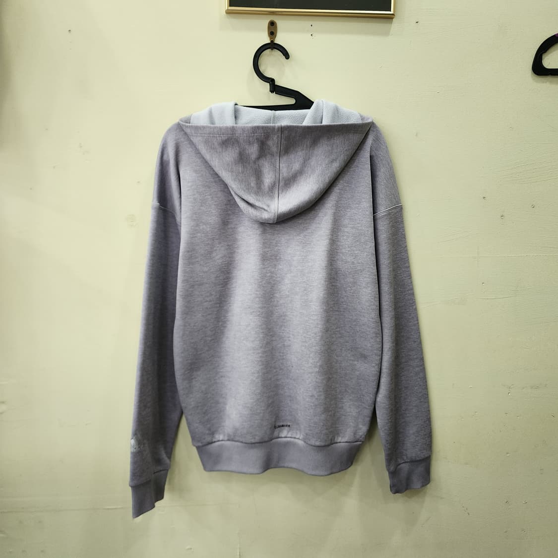 [M] adidas 클라이마웜 빅로고 기모 후드집업 (그레이) 상품이미지3