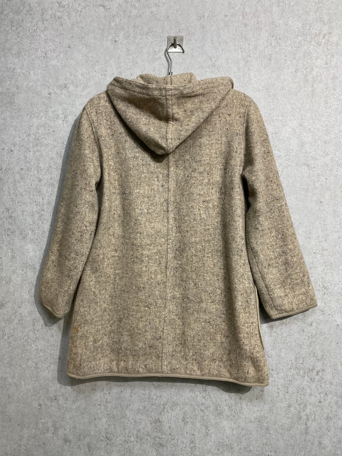 [M] PO•ROOK 재팬메이드 더플 후드 니트 코트 상품이미지5