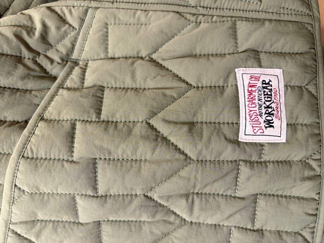 스투시 S 퀼티드 라이너 자켓 (올리브) 상품이미지4