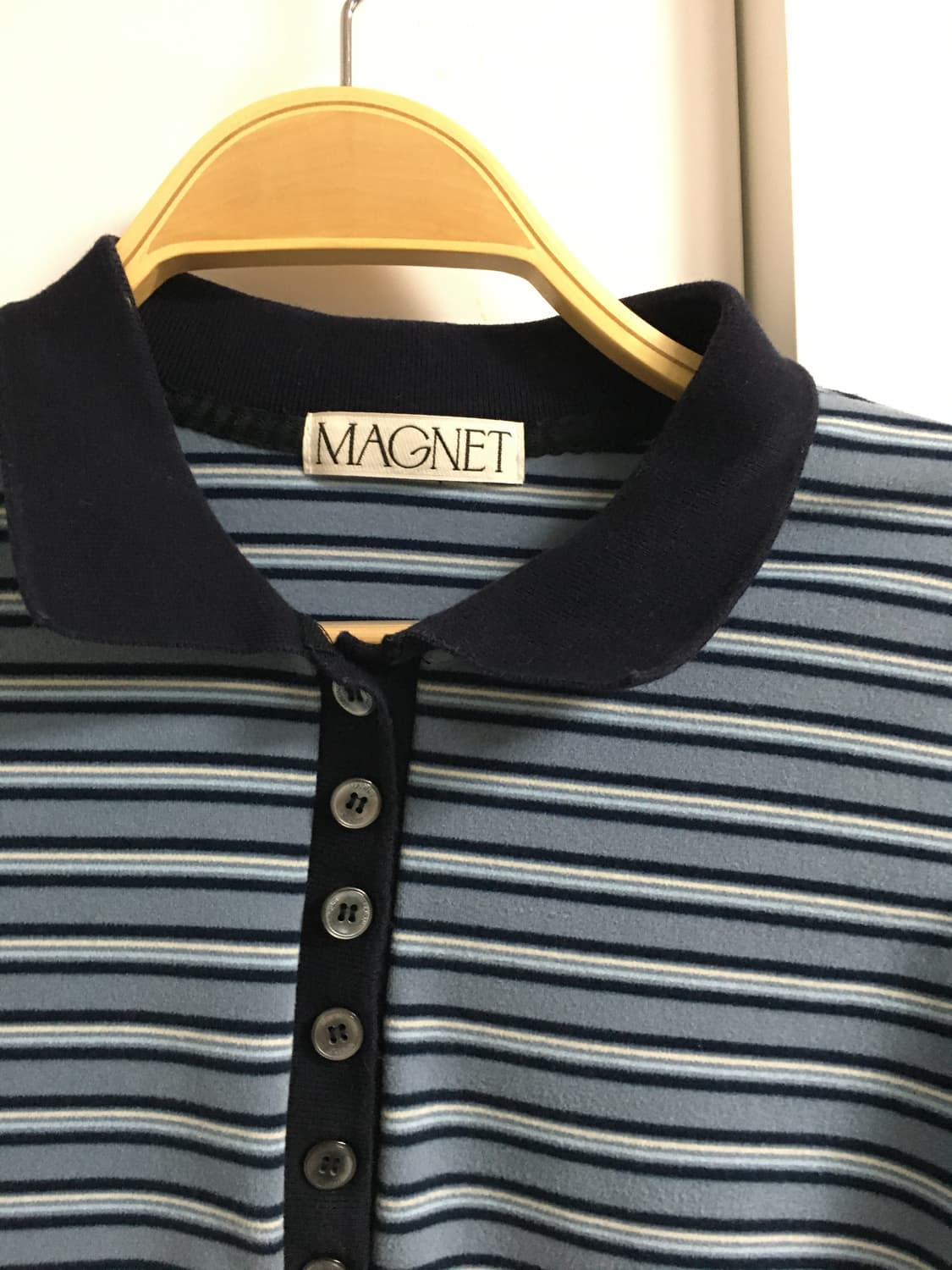 마그넷 아카이브 스트라이프 PK 긴팔 티셔츠 _ 블루 상품이미지2