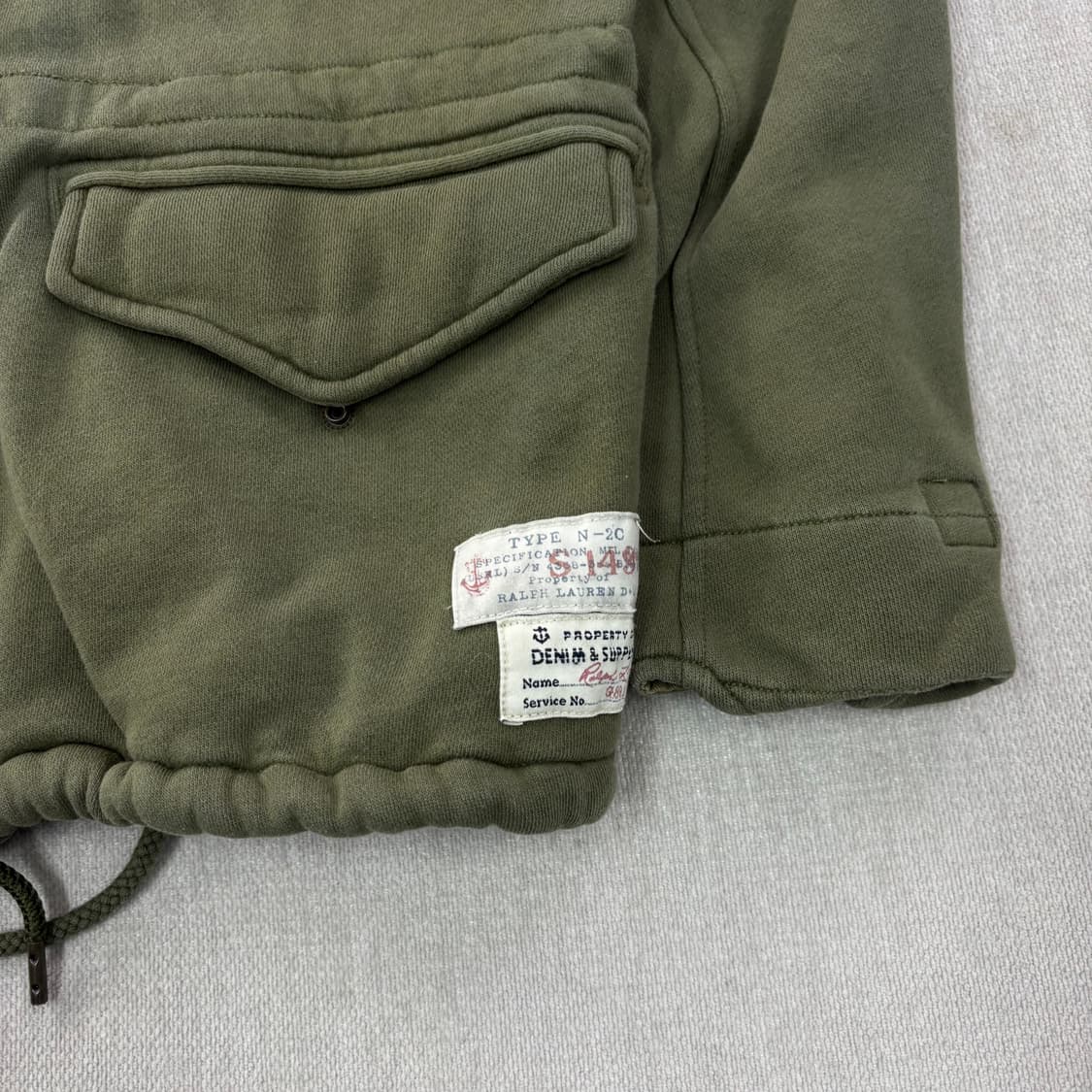 100 폴로랄프로렌 데님앤서플라이 성조기 필드 야상자켓 상품이미지4