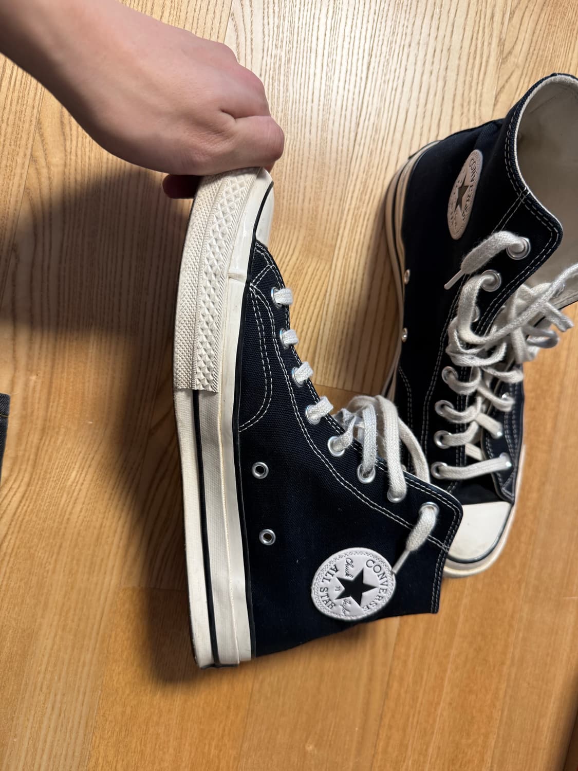 컨버스 척 70 하이 블랙 275 상품이미지3