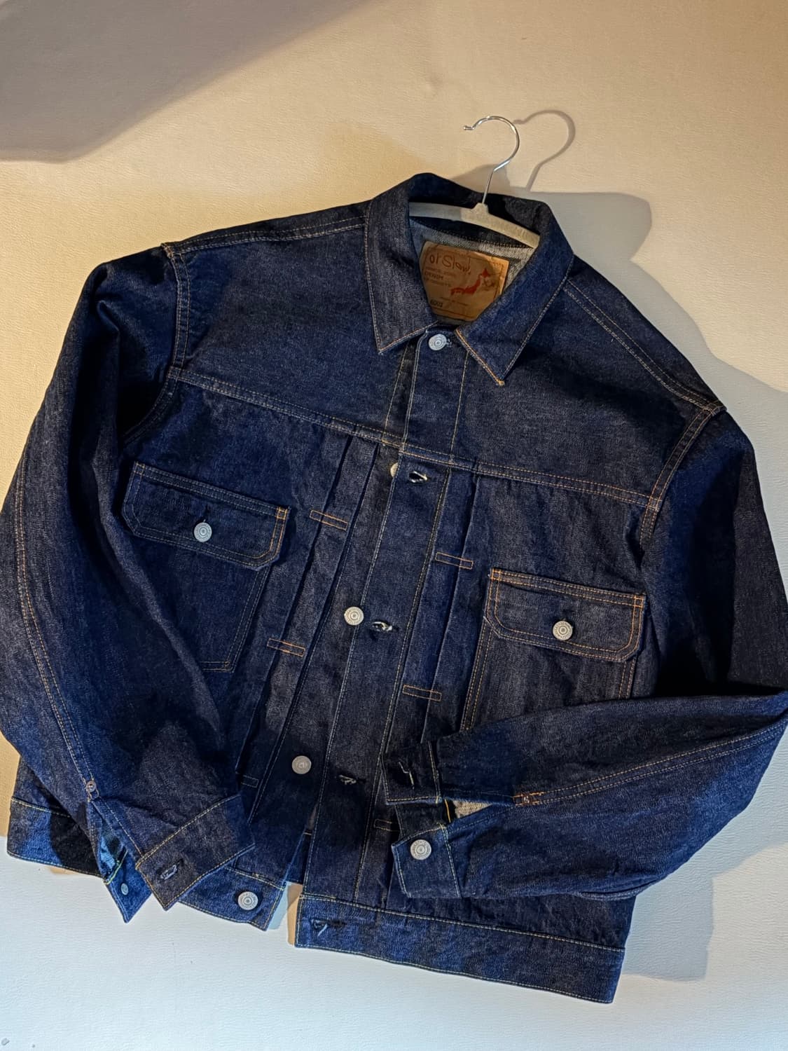 오어슬로우 50s 데님자켓 원워시 6002  상품이미지1