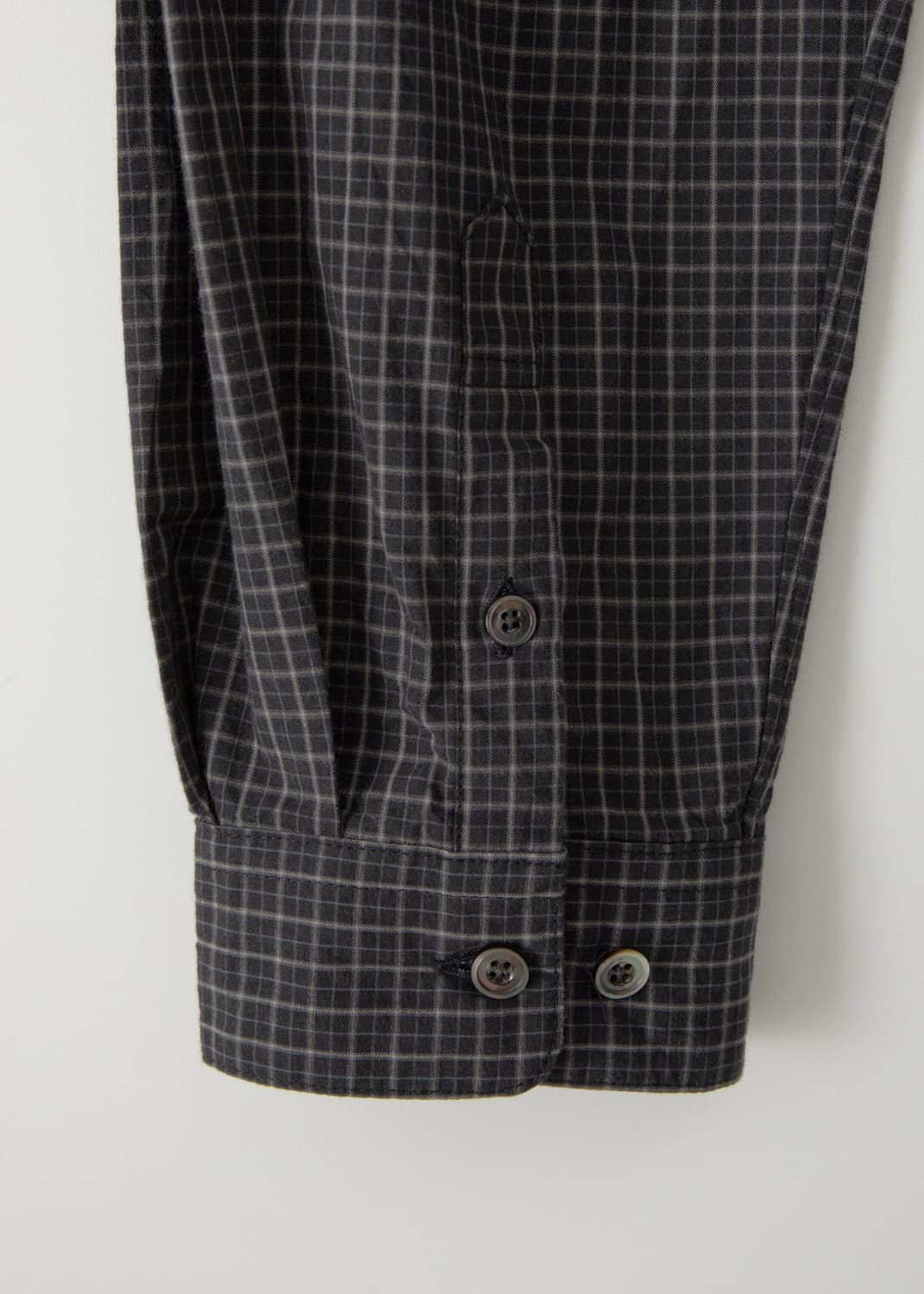 블랭크룸 windowpane 체크셔츠 블랙 2사이즈 새상품 상품이미지5