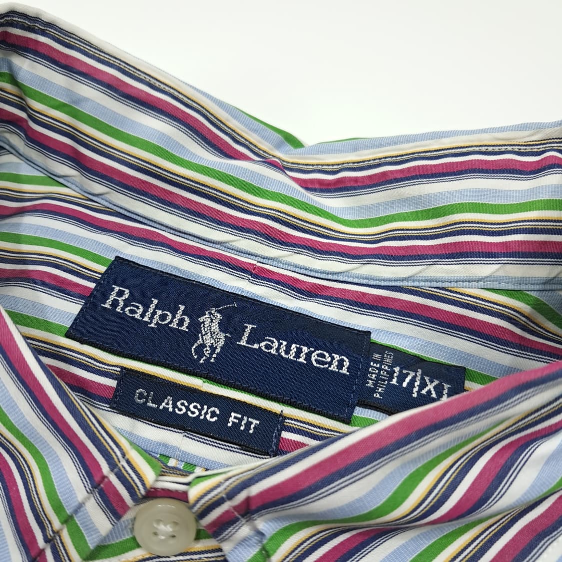 CL951 XL 폴로 00s 올드스쿨 클래식핏 멀티 스트라이프 셔츠 상품이미지3