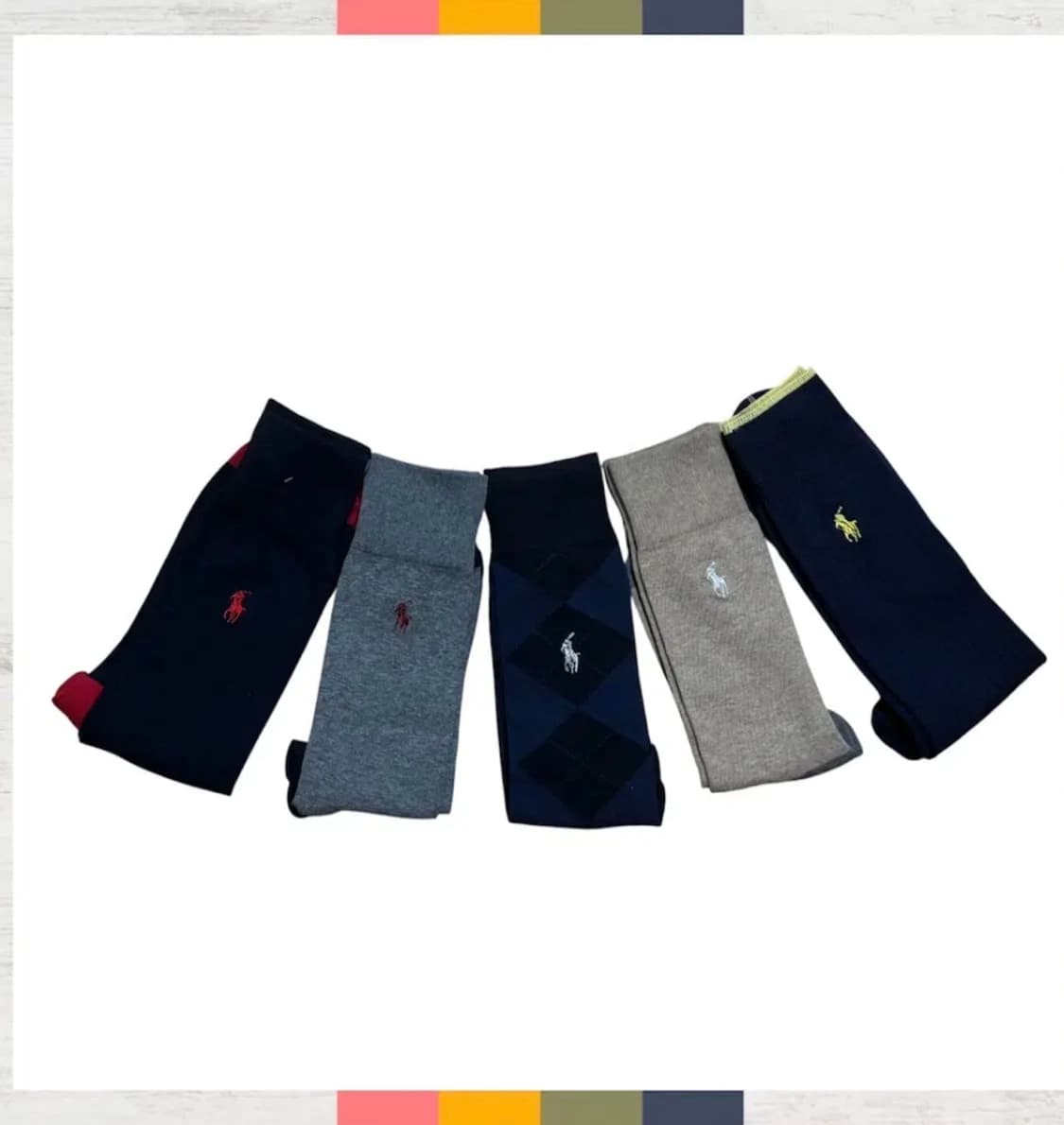 [새상품]폴로 랄프로렌 포니 장목 양말세트  상품이미지1