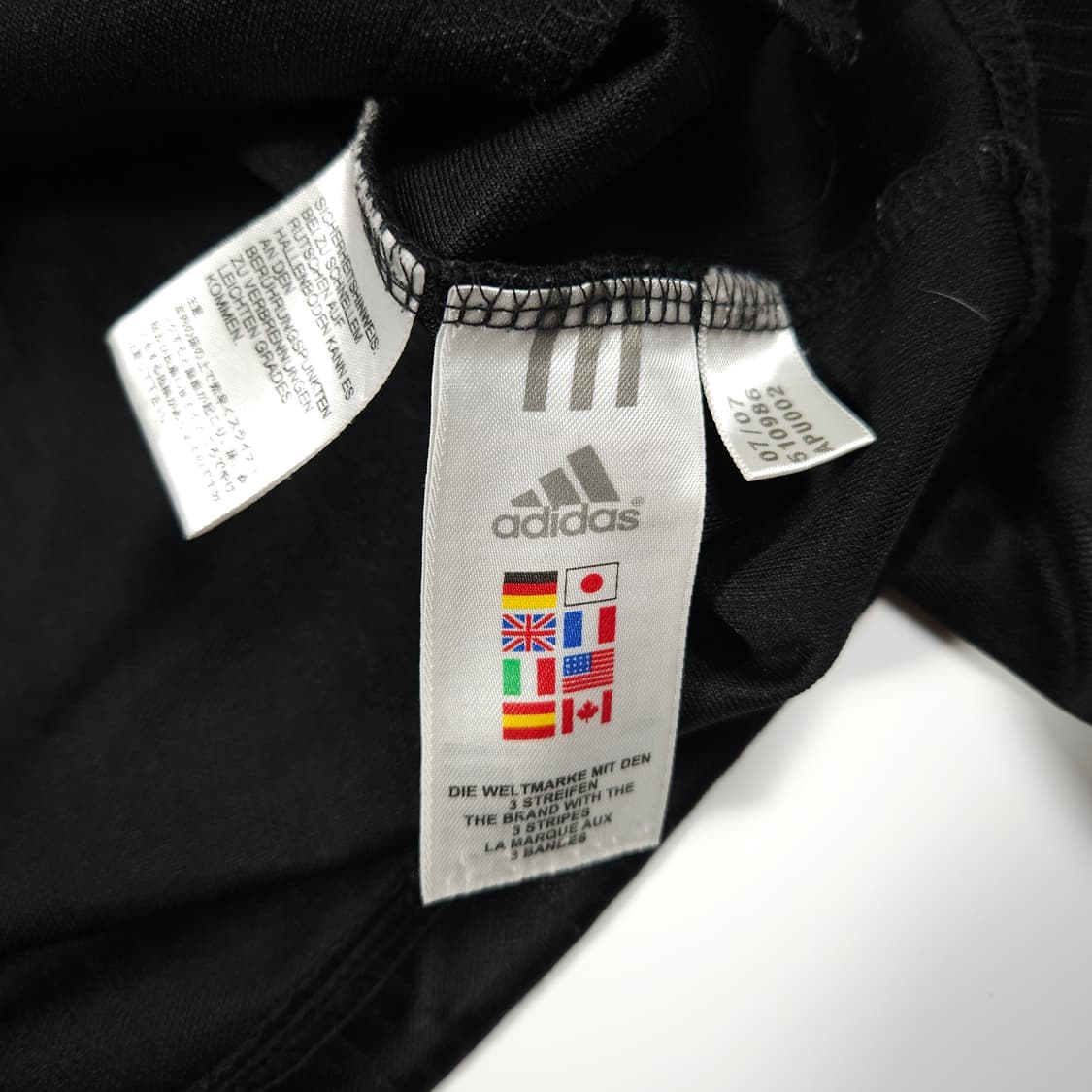 아디다스 빅로고 져지 블랙 상품이미지8