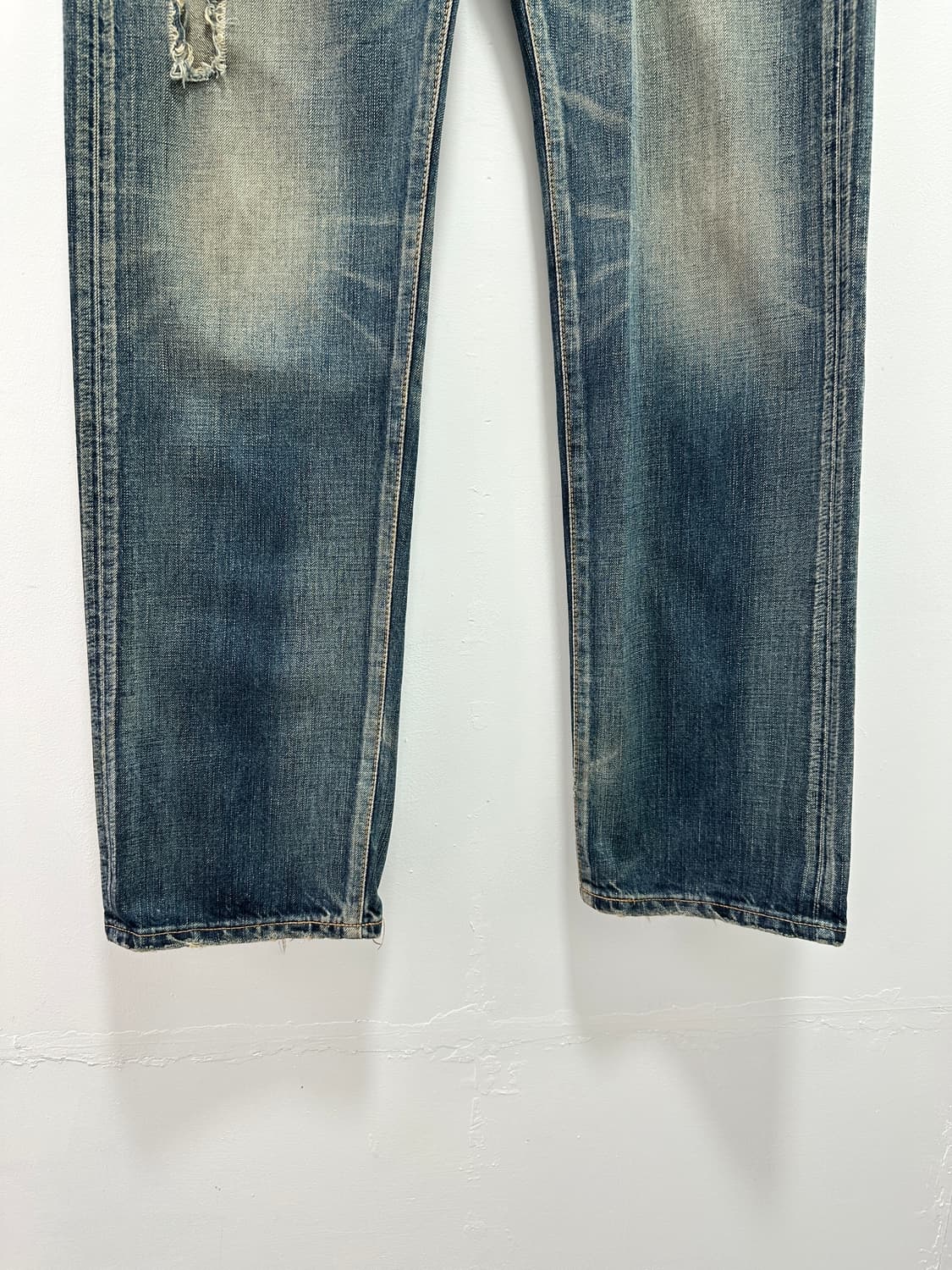EDWIN 503 distressed washing denim pants 상품이미지7