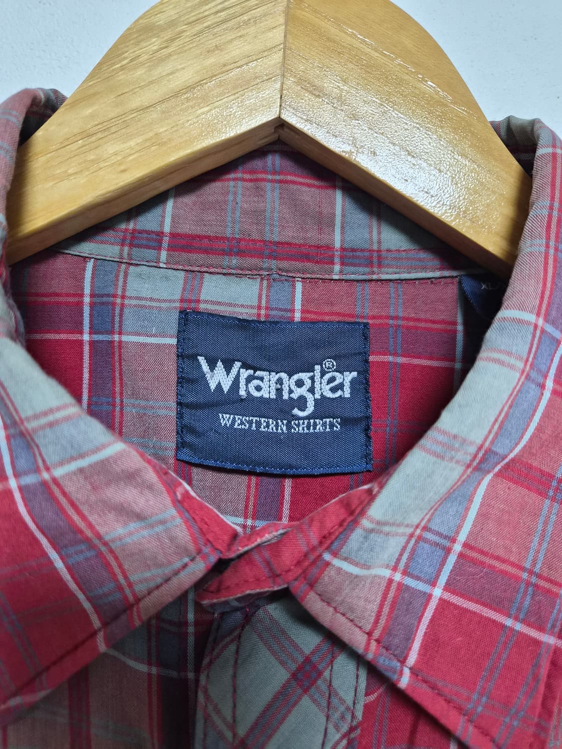 랭글러Wrangler 반팔 웨스턴 셔츠 XL사이즈 - T161 상품이미지4