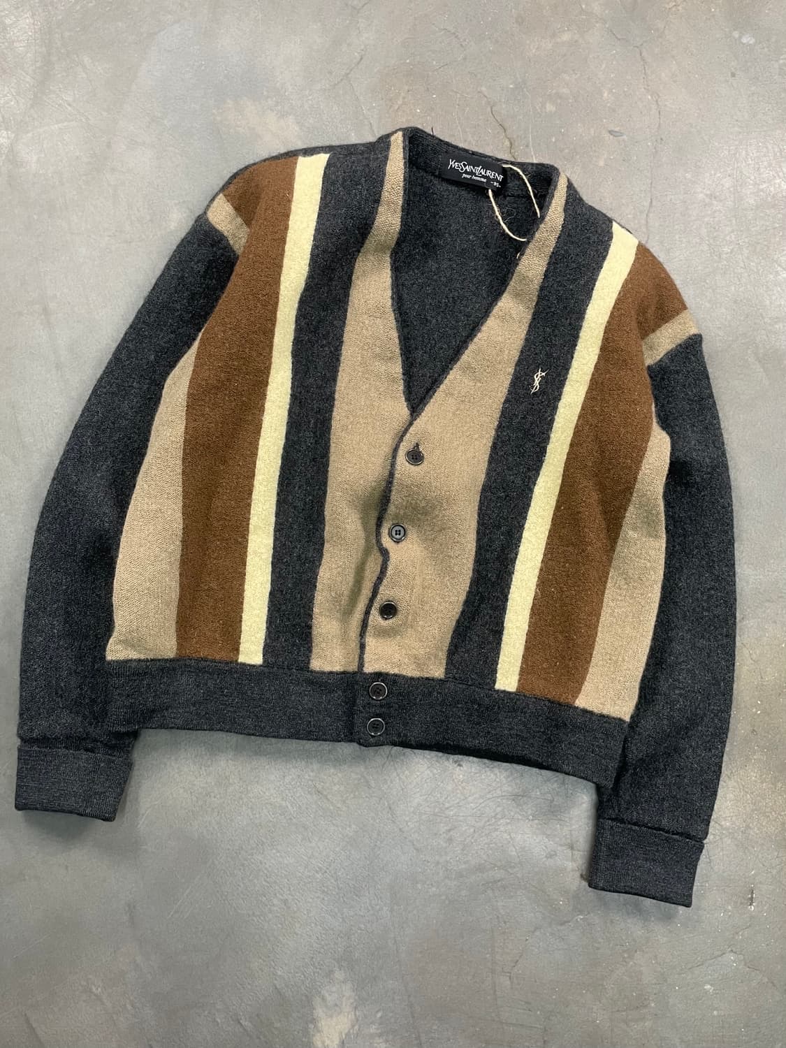 00s 입생로랑 숏 니트 가디건 상품이미지2