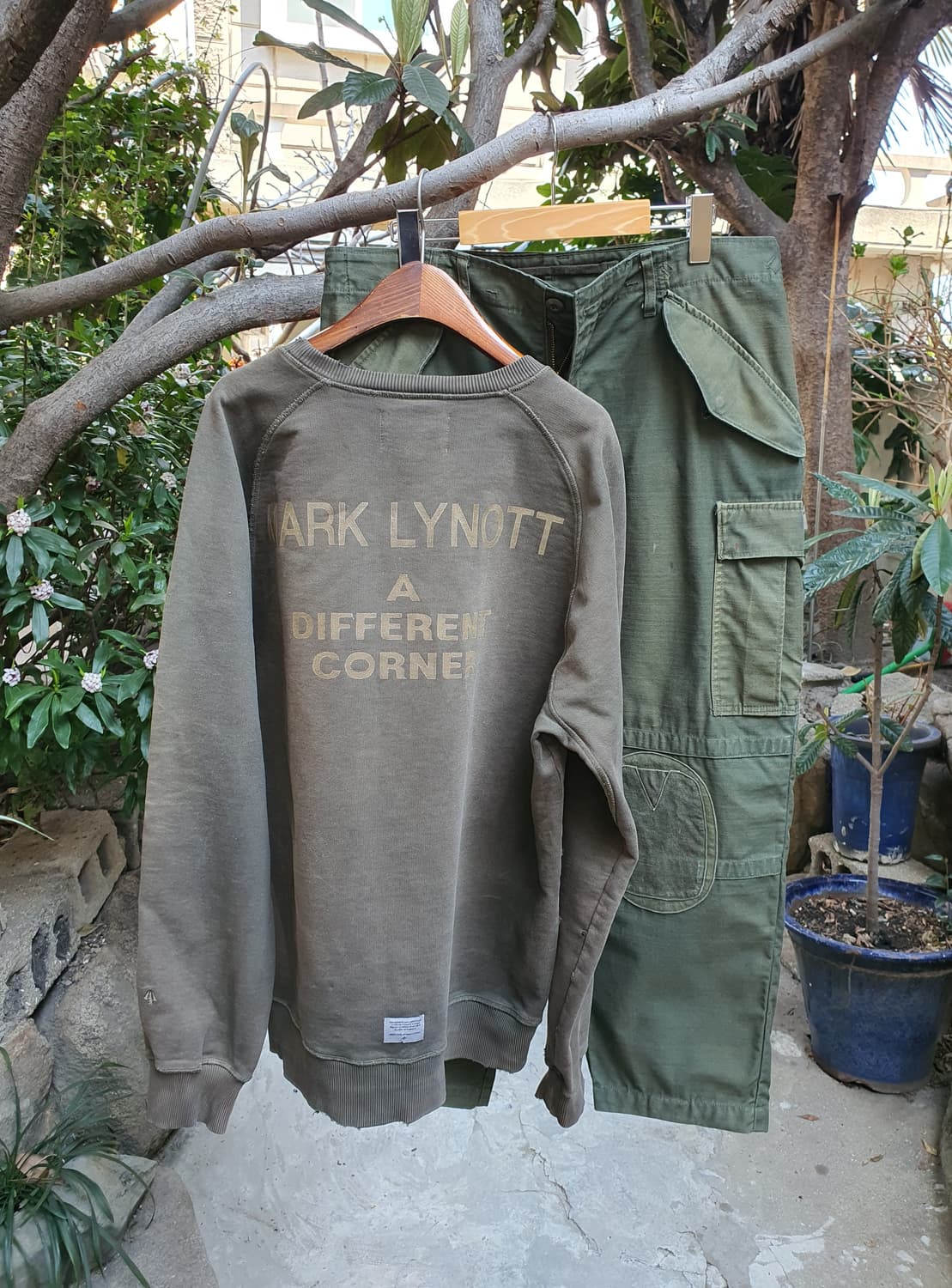 나이젤카본 맨투맨 스웻 빈티지 커스텀[하드워싱/썬페이딩/디스트로이드] 상품이미지3