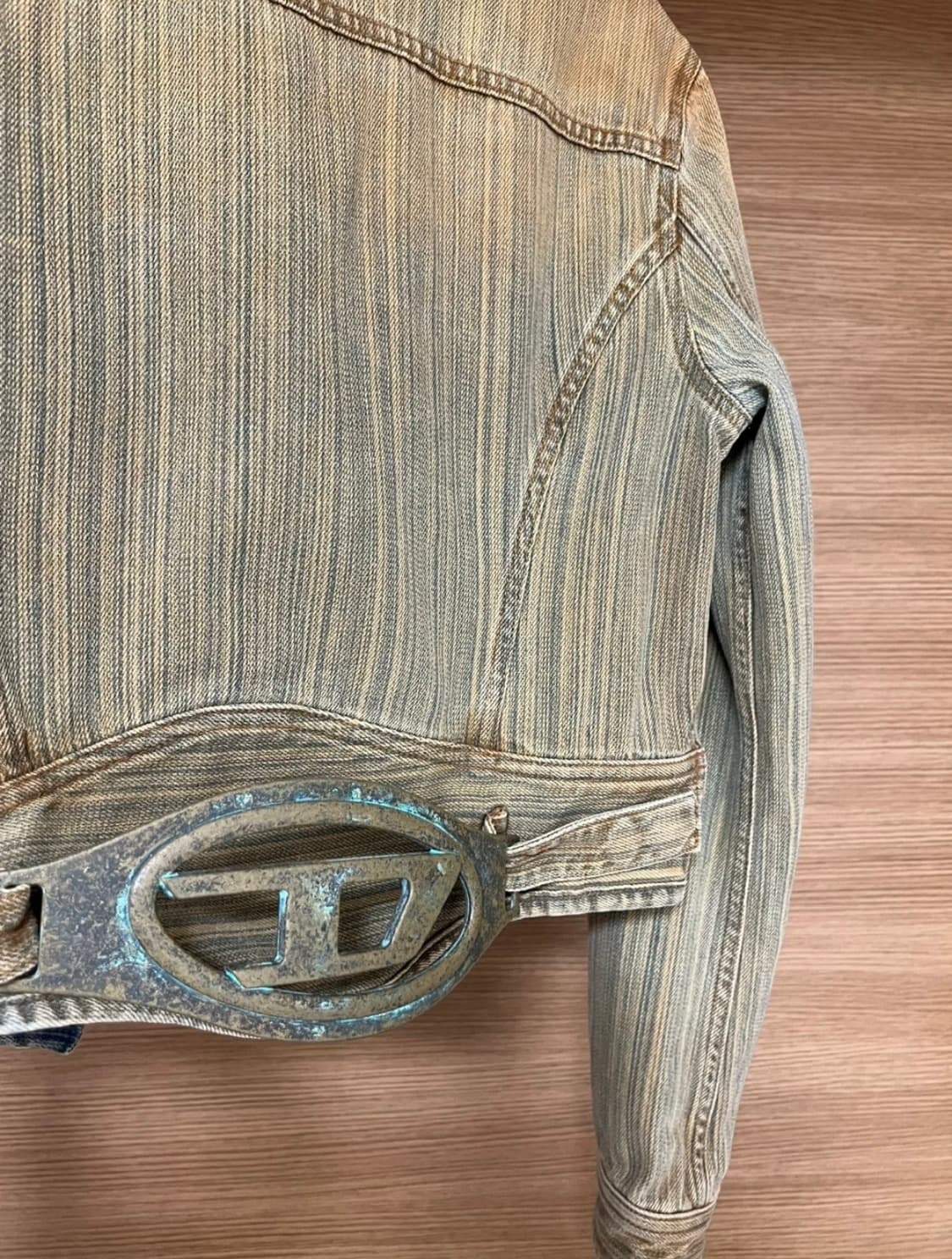 Diesel 디젤 데님 크롭 자켓 새상품 상품이미지6