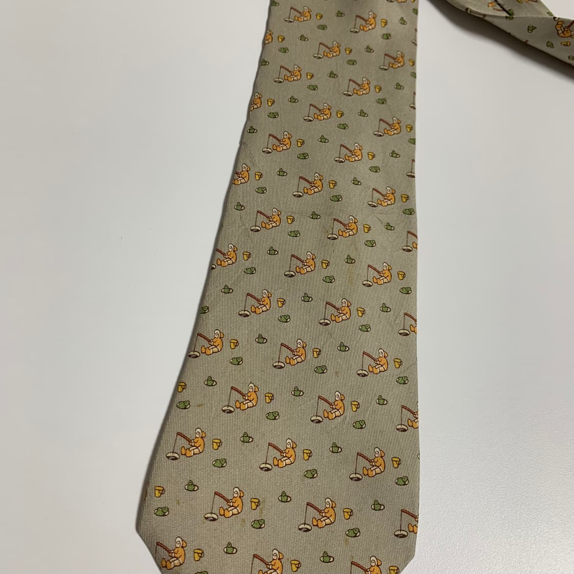 에르메스(HERMES) 명품 빈티지넥타이 A등급 9.2cm 100실크 상품이미지10