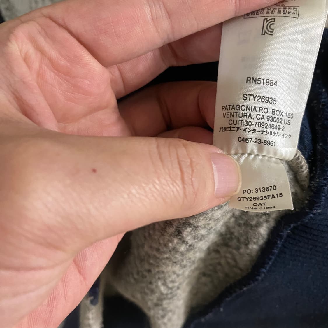 🌊Patagonia woolyester Zip-up 상품이미지7