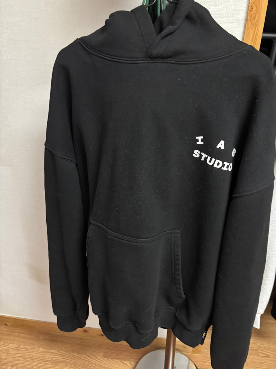 아이앱 스튜디오 후드티 (L, 블랙)  상품이미지1