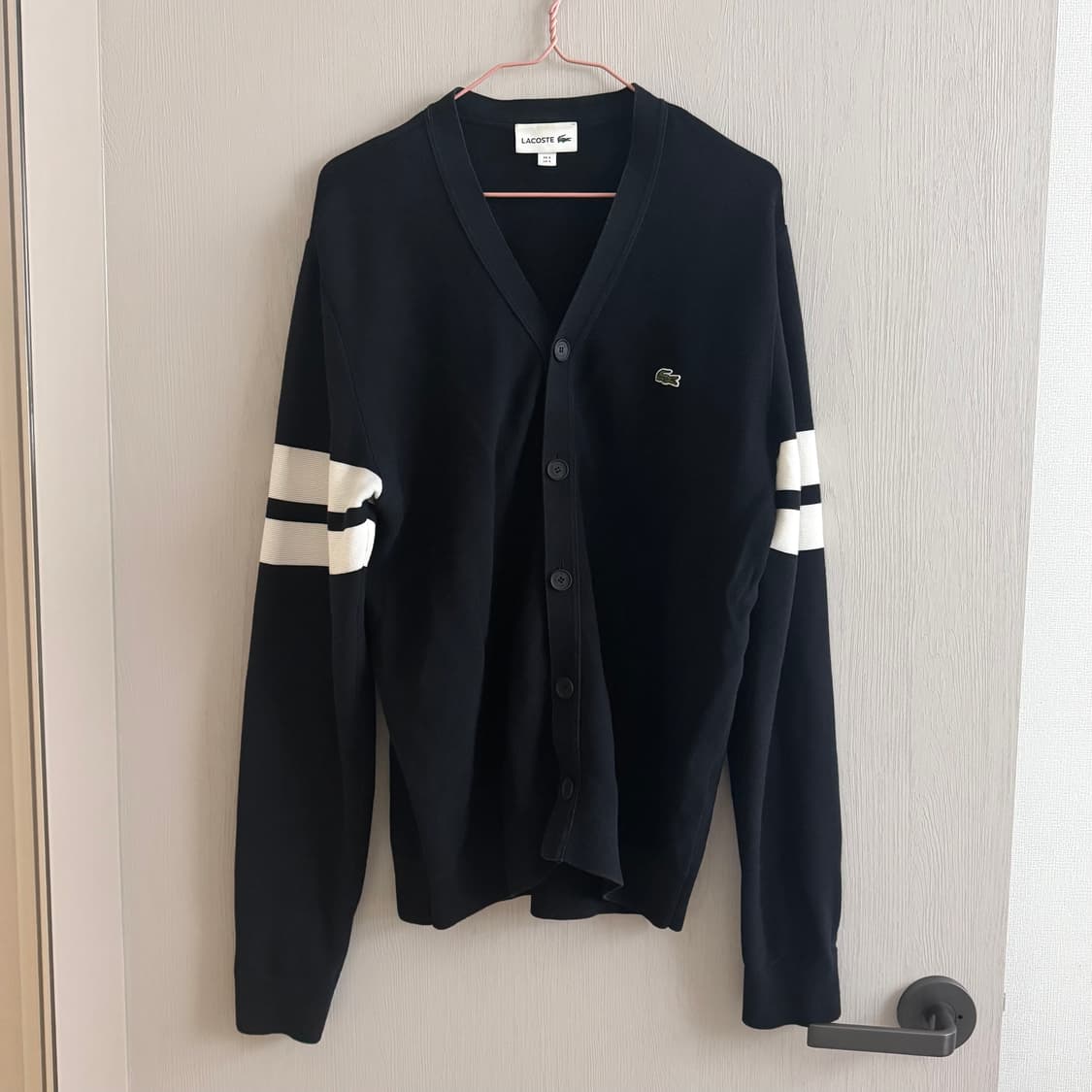 라코스텍 브이넥 가디건 상품이미지1